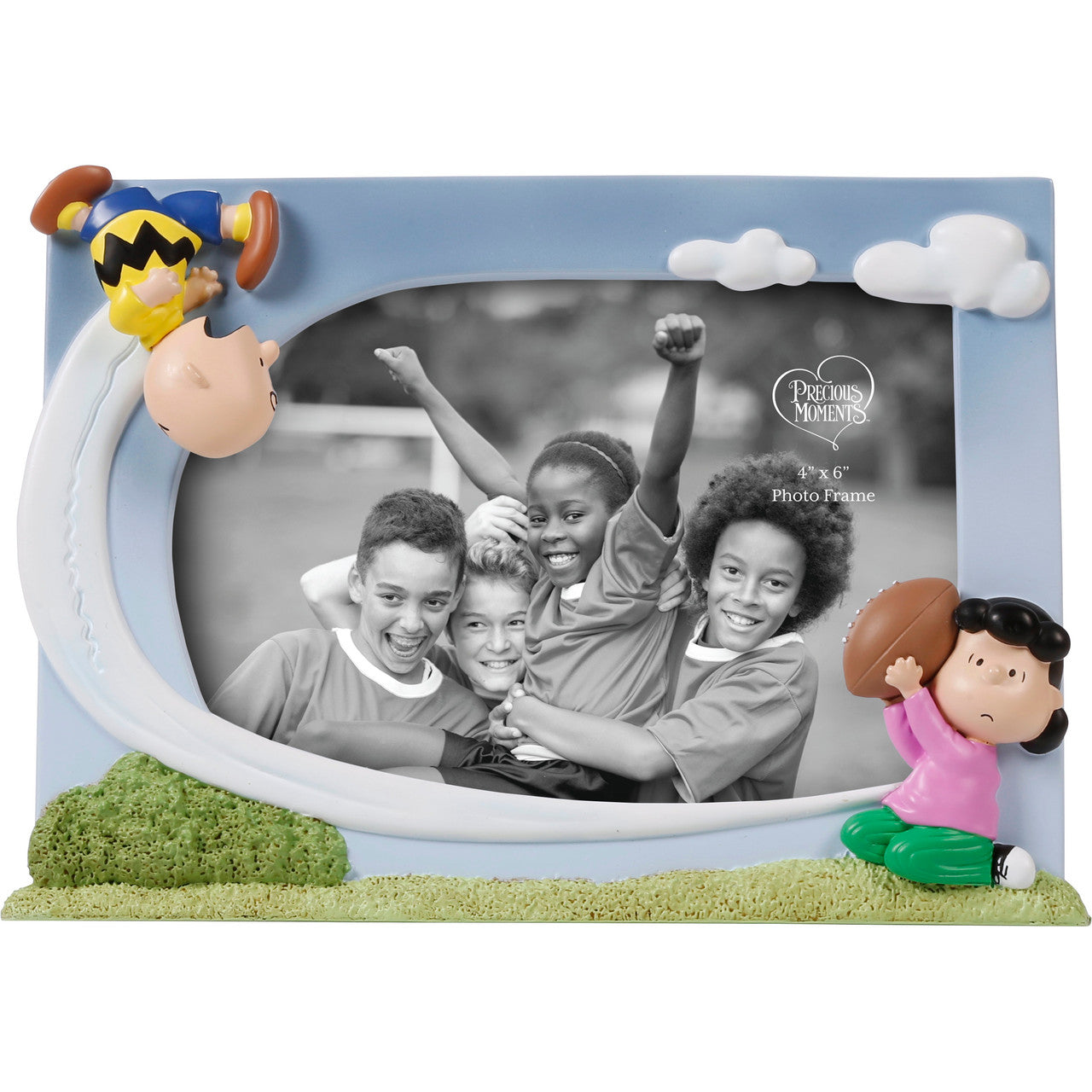 Peanuts Never Give Up 4”x6” Photo Frame - Image