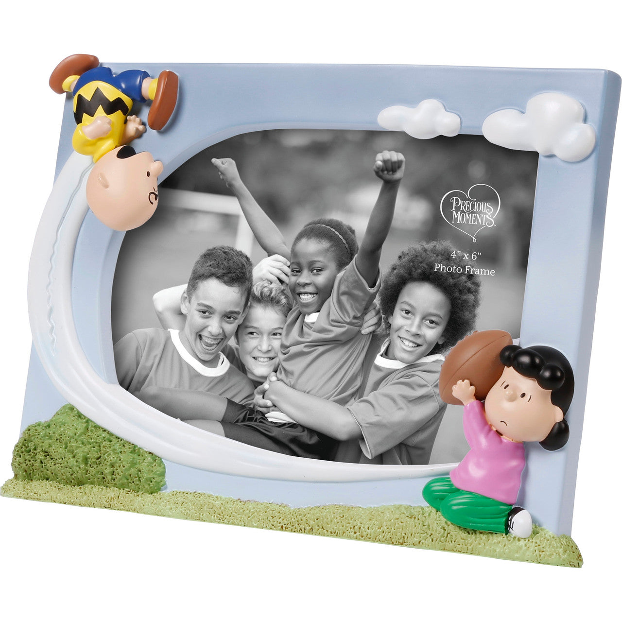 Peanuts Never Give Up 4”x6” Photo Frame - Image