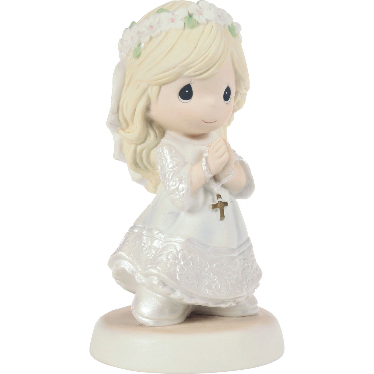 My First Communion Blonde Hair Girl Figurine - Image