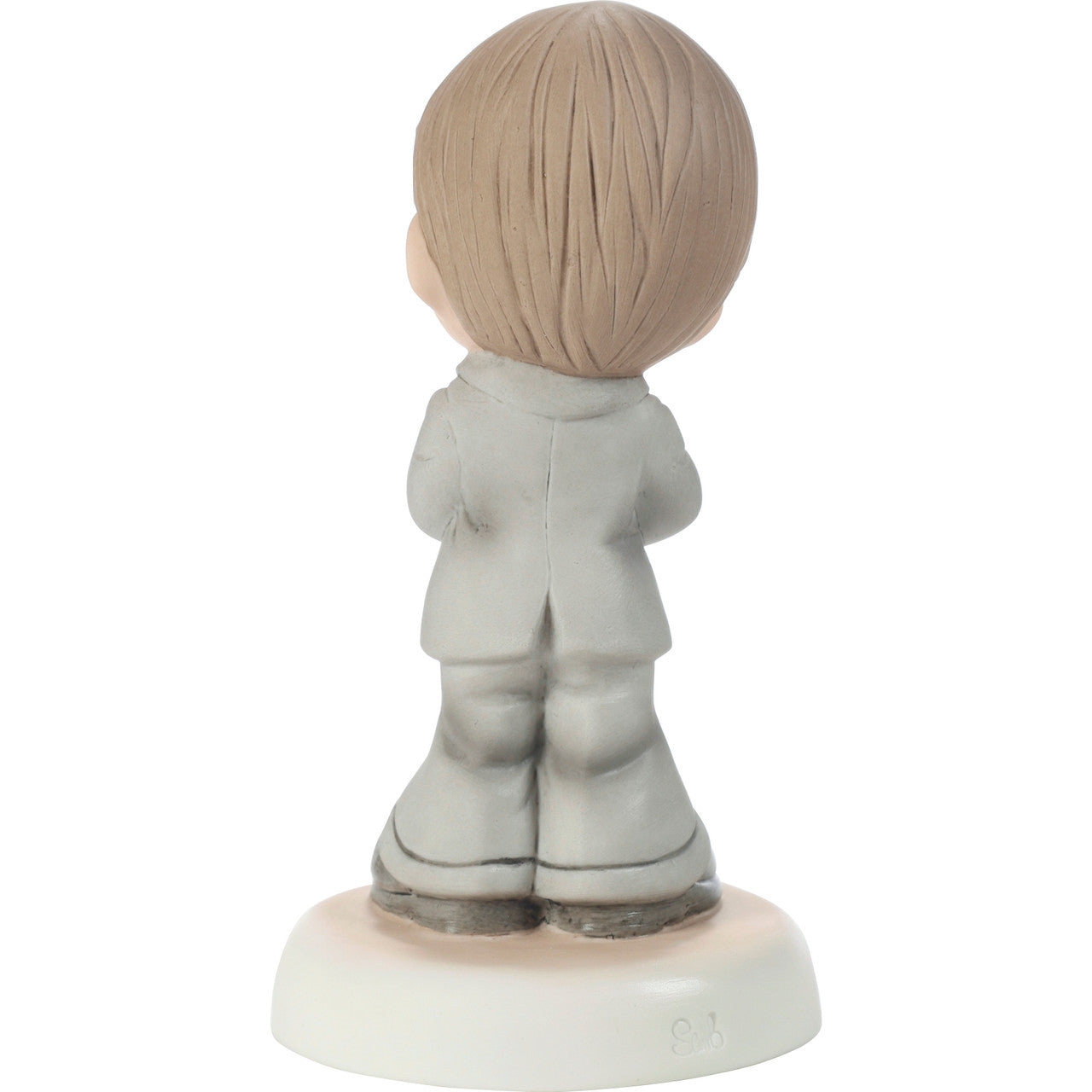 My First Communion Brunette Boy Figurine - Image