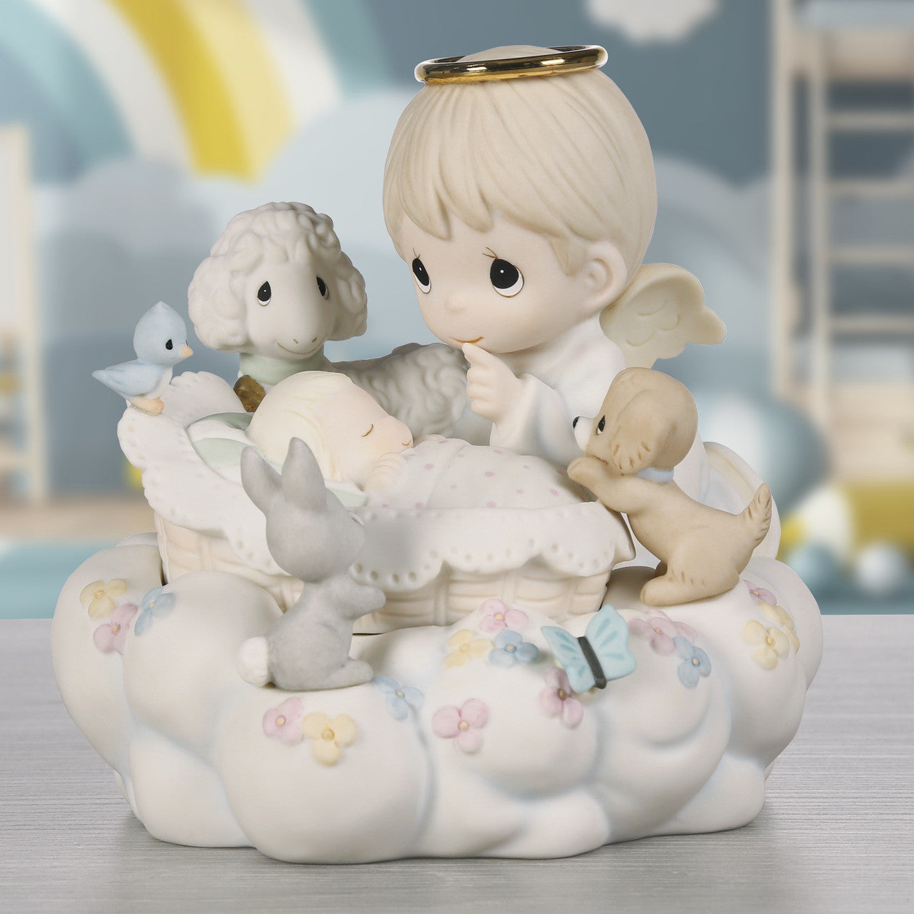 Precious Moments 242017 Our Precious Baby Bisque Porcelain Figurine