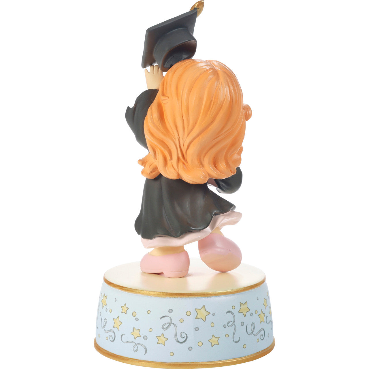 From Cap And Gown To New Horizons Red Hair Girl/Black Gown Graduation Musical - Image