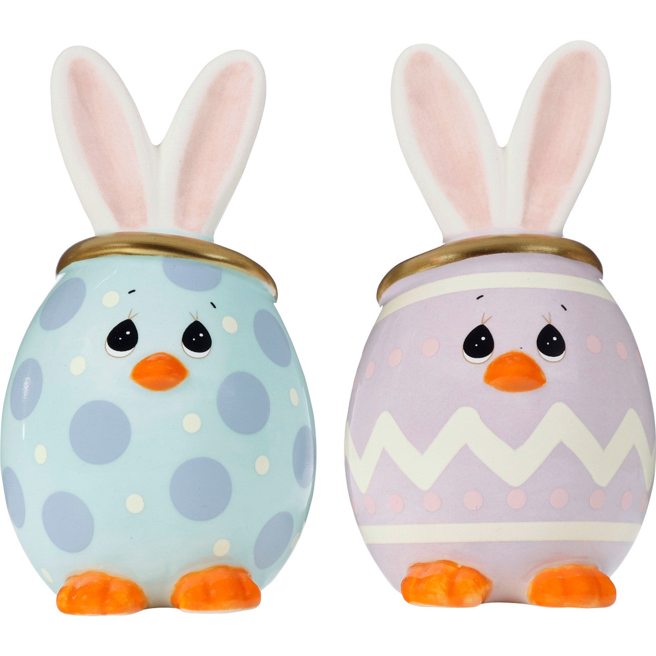 Angeled Eggs Easter Bunny Salt and Pepper Shakers - Image