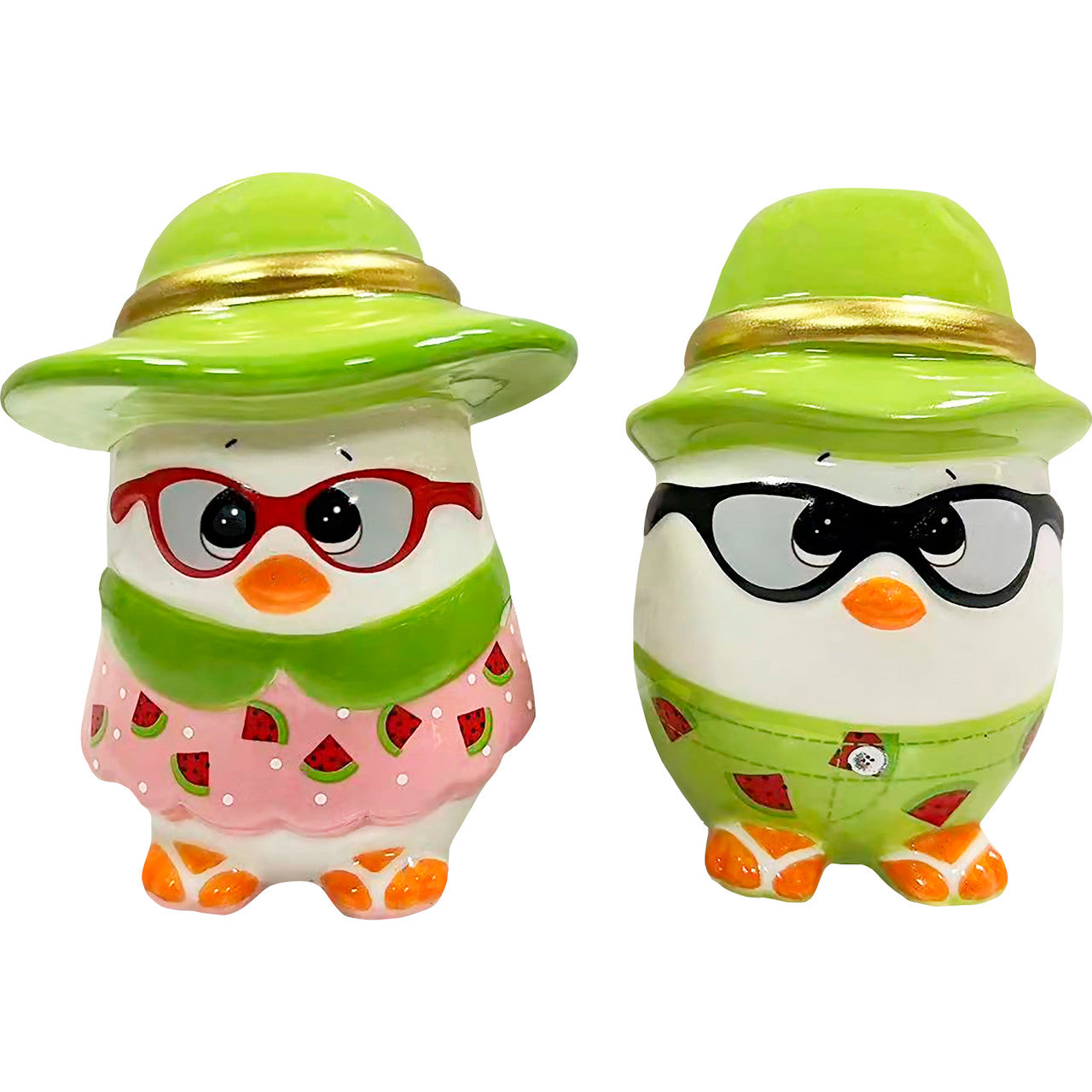 ☆デヴィッド・アンデルセン☆フクロウ☆ソルト＆ペッパーシェイカー☆2個セット Precious Moments 242415 Angeled Eggs Summer Fun Ceramic Salt and