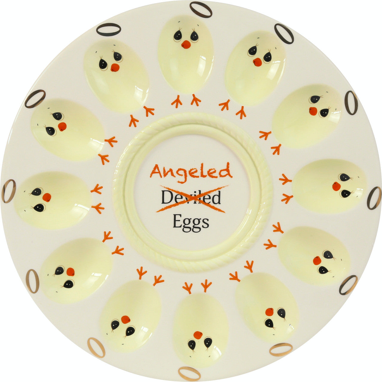 Angeled Eggs Platter