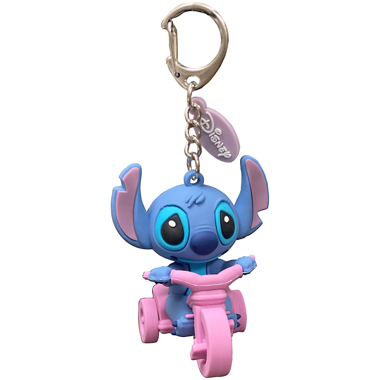 Disney Stitch on Tricycle Backpack Clip - Image