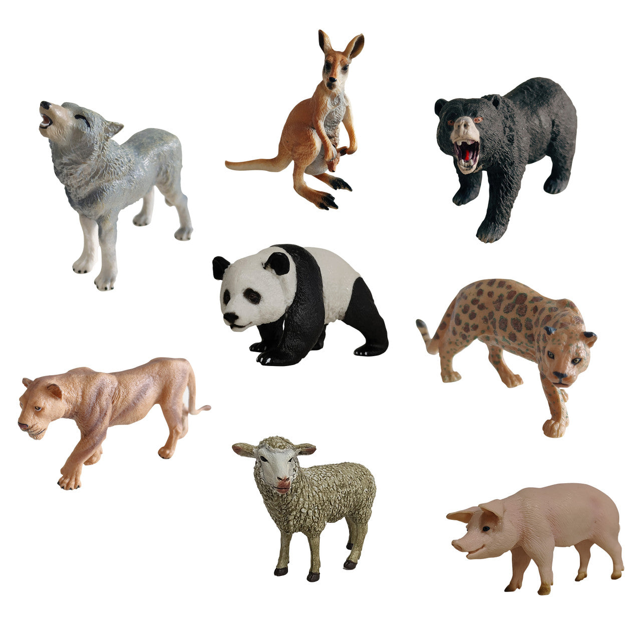 Animal Quest Wild Kingdom 8-Piece Set - Image