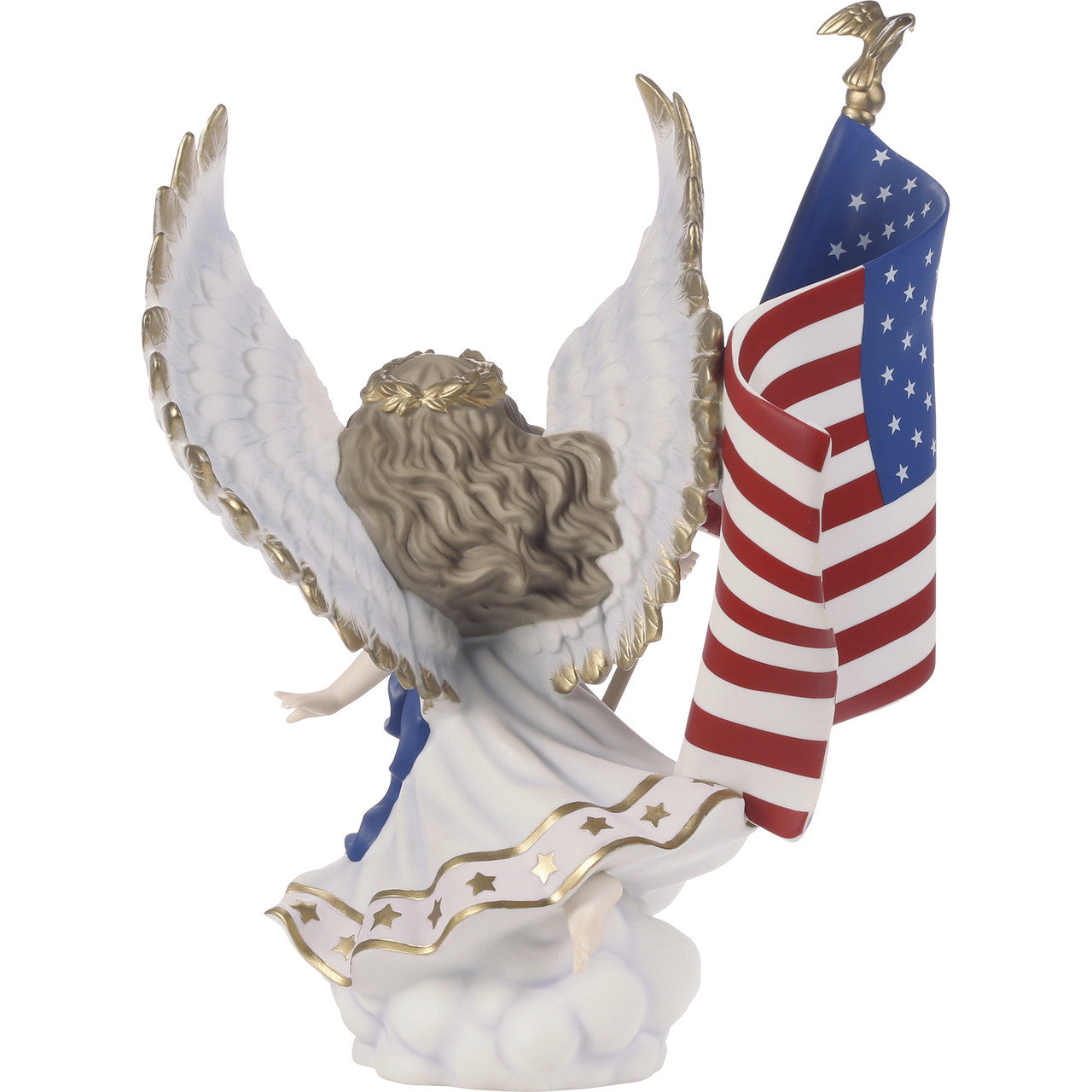 God Bless America Angel Figurine - Image