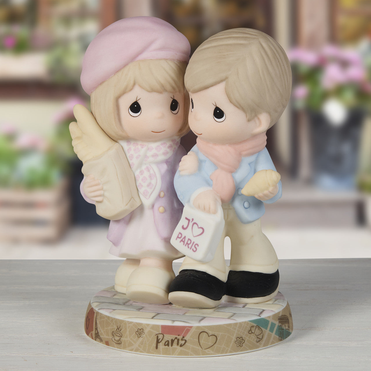 【3点セット】Precious Moments Collection Precious Moments 249013 Together In The City of Love Figurine