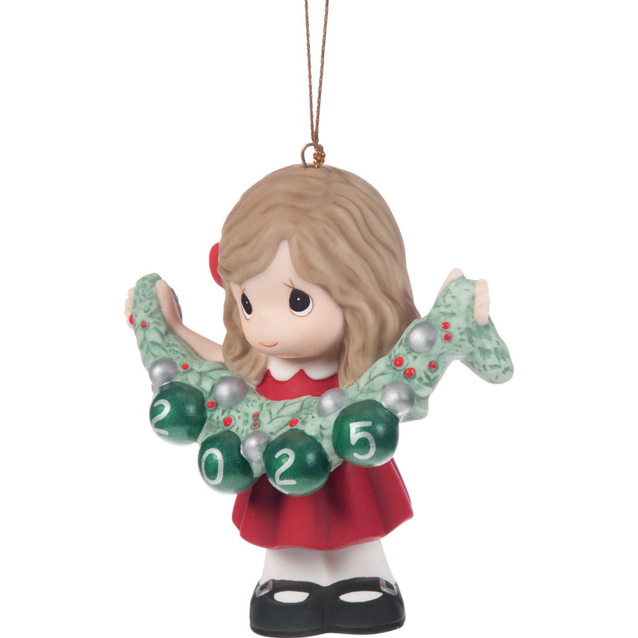 Precious Moments 251002 Deck The Halls 2025 Dated Girl Bisque