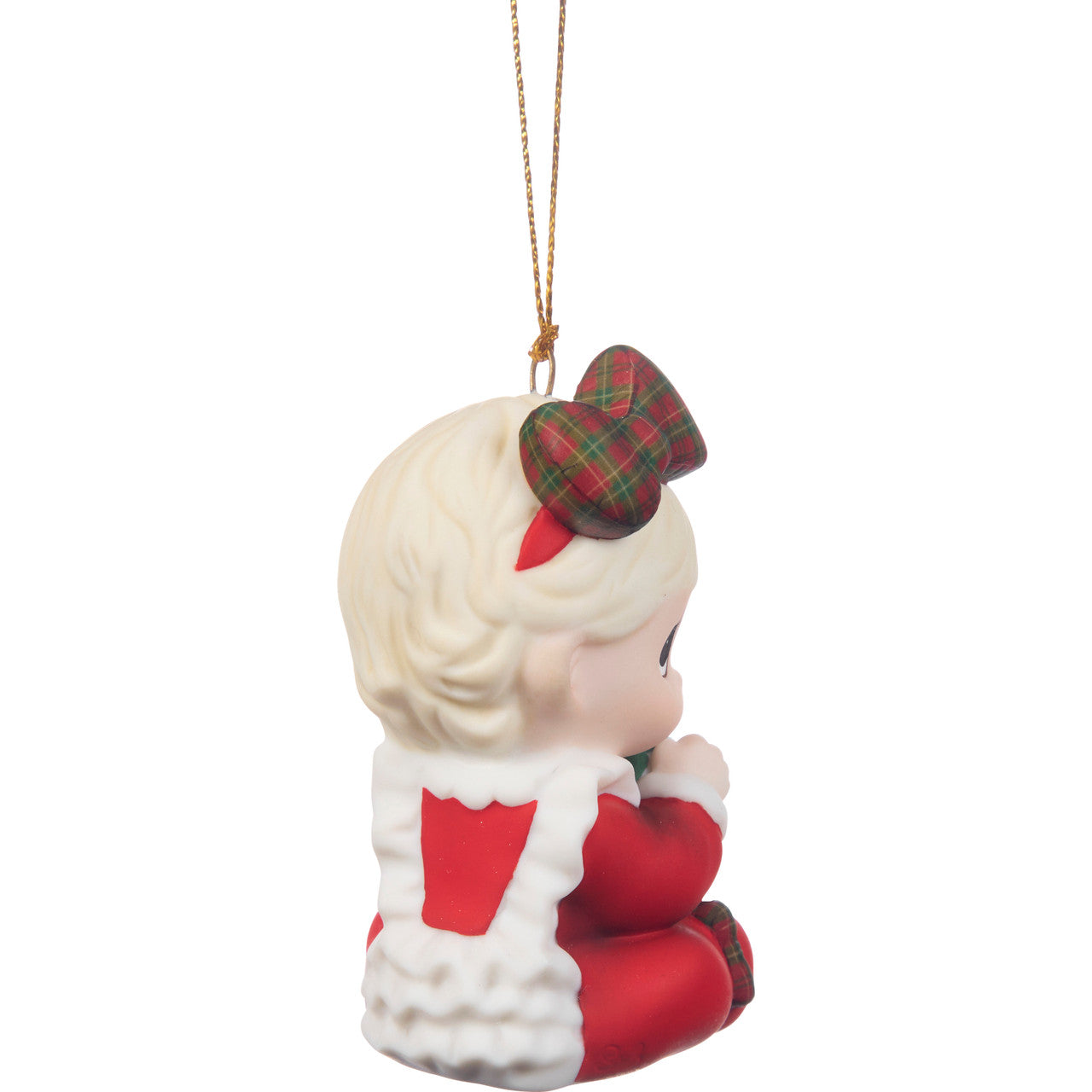 Baby’s First Christmas 2025 Dated Girl Ornament - Image