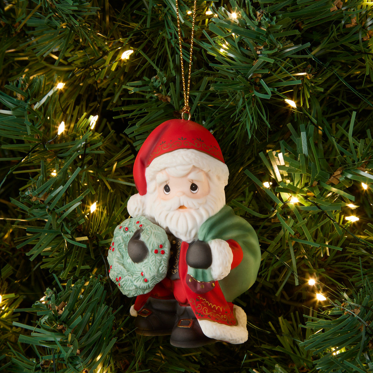 Precious Moments　置物　Christmas サンタさん Precious Moments 251012 Bringing Christmas Joy To All Annual Santa