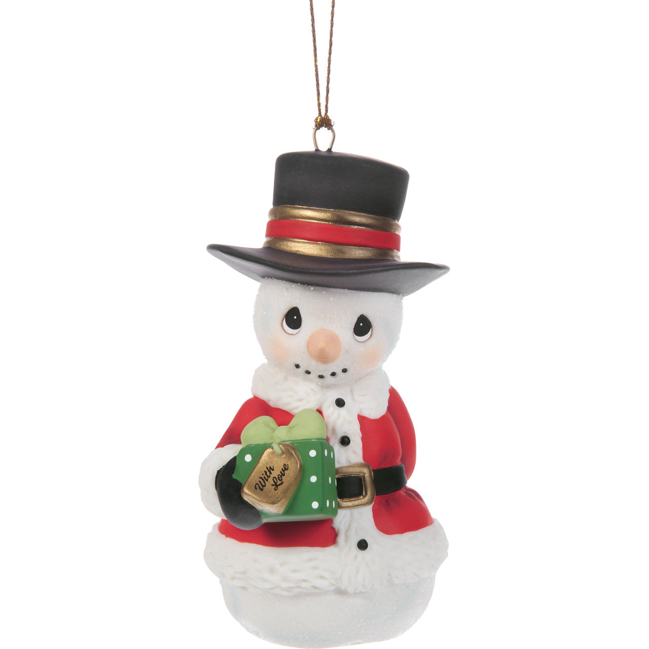 Sharing The Gift Of Love Annual Snowman Ornament - Image