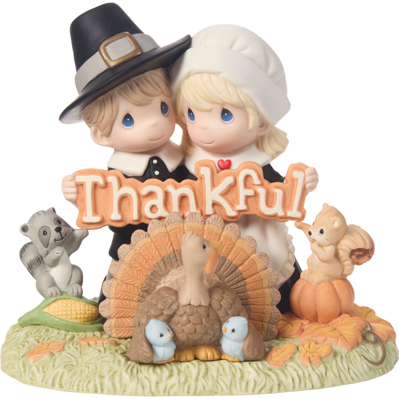 Grateful And Thankful Our Hearts Are Full Limited Edition Figurine - Image
