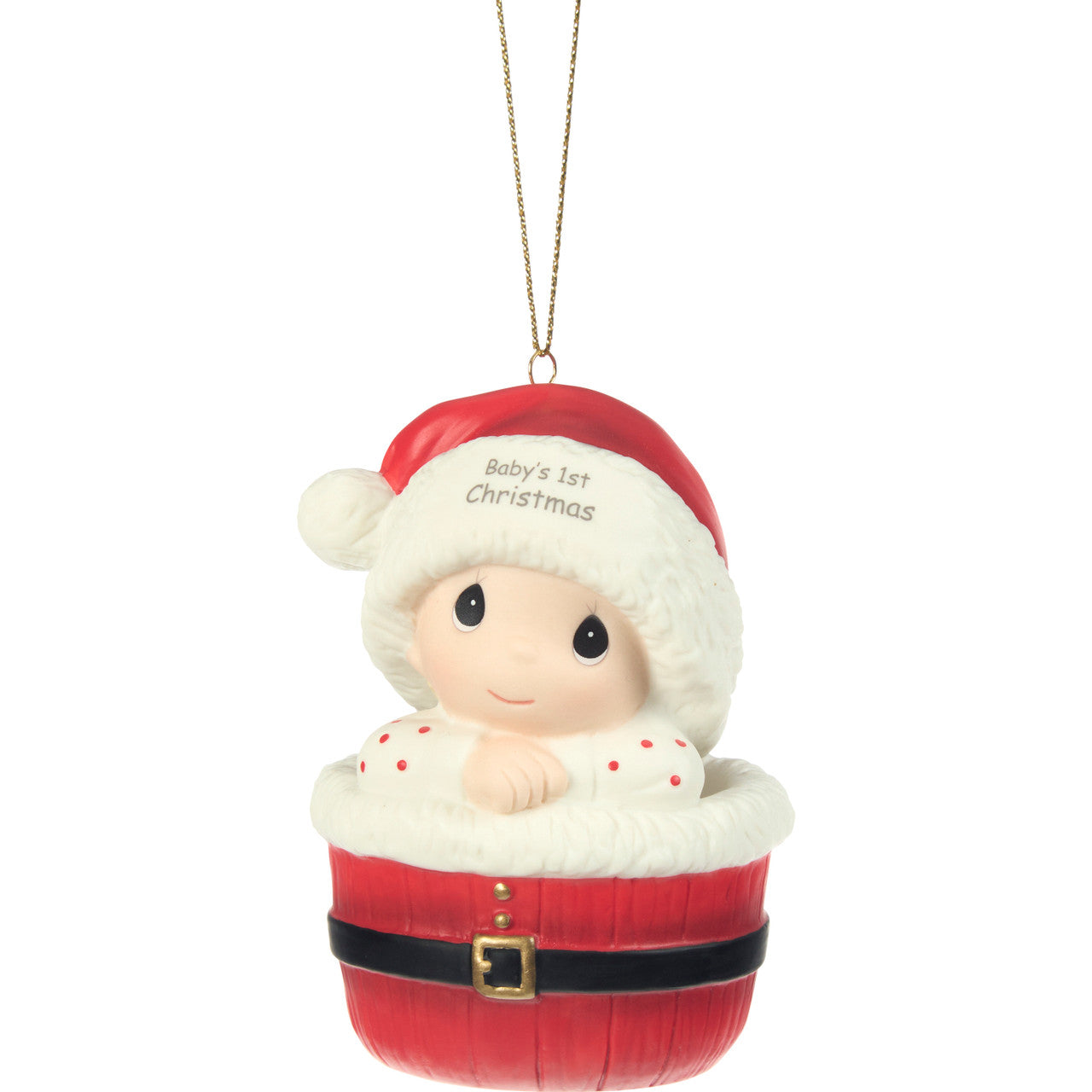 Precious Moments 251029 Baby's First Christmas Bisque Porcelain