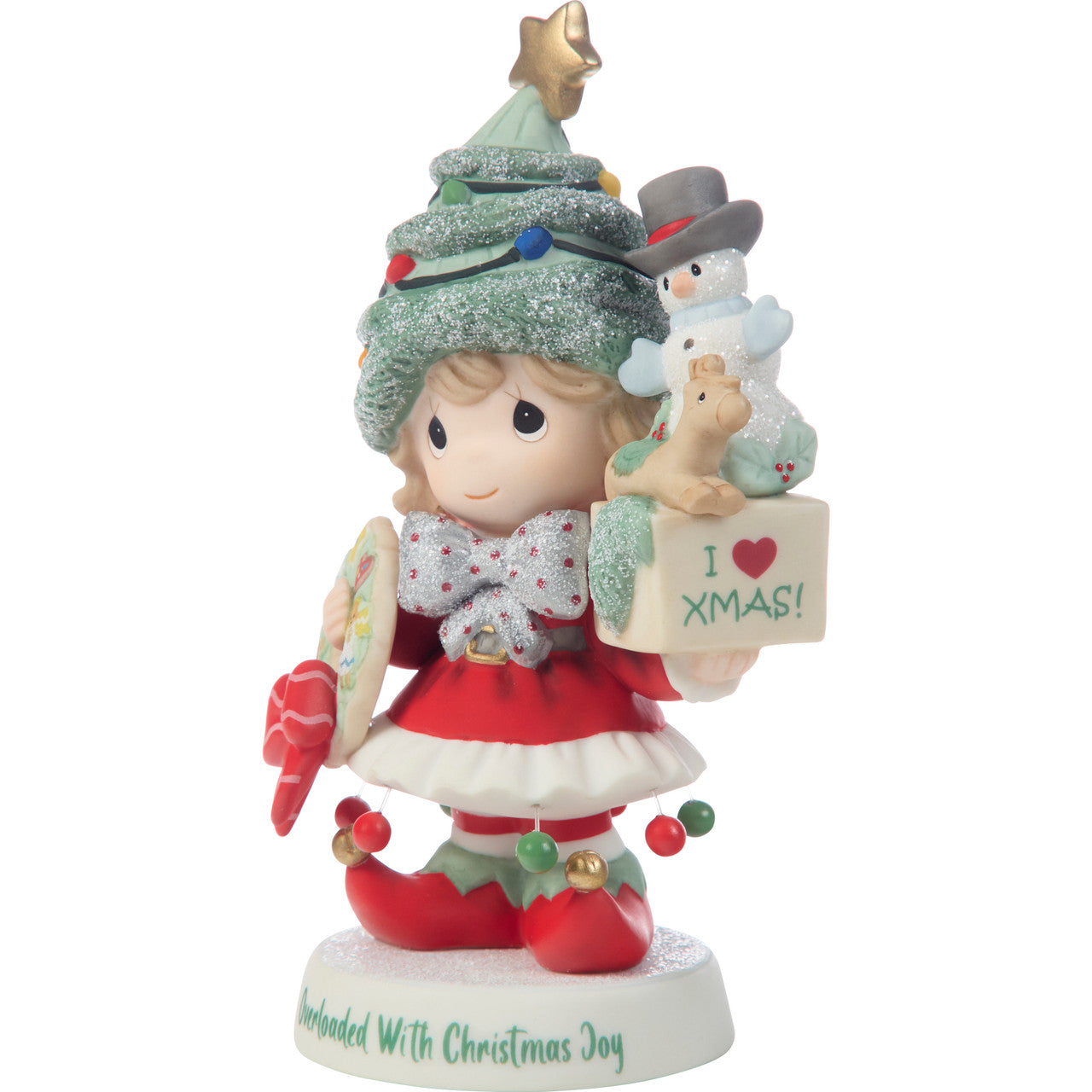 Overloaded With Christmas Joy Figurine - Image