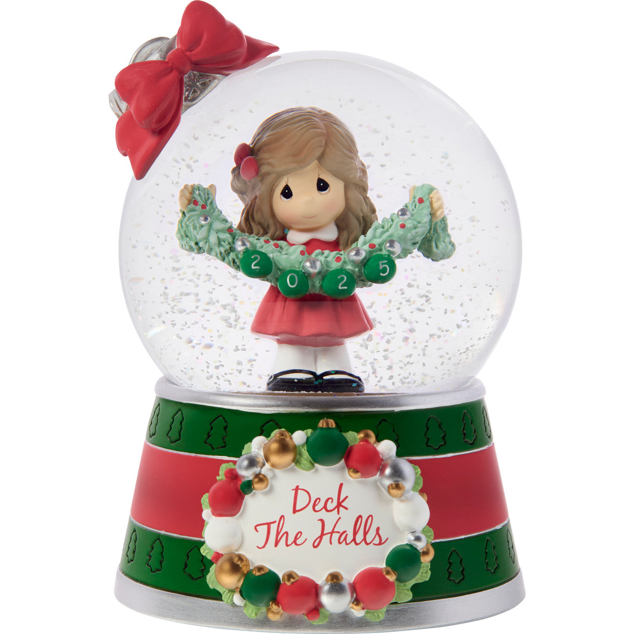 Precious Moments 251101 Deck The Halls 2025 Dated Musical Resin