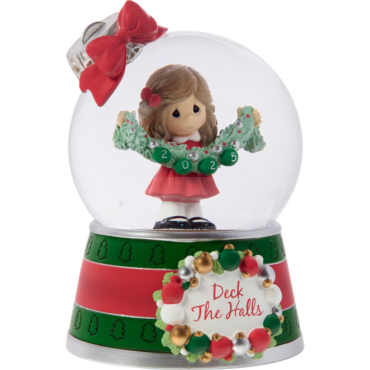 Precious Moments 251101 Deck The Halls 2025 Dated Musical Resin