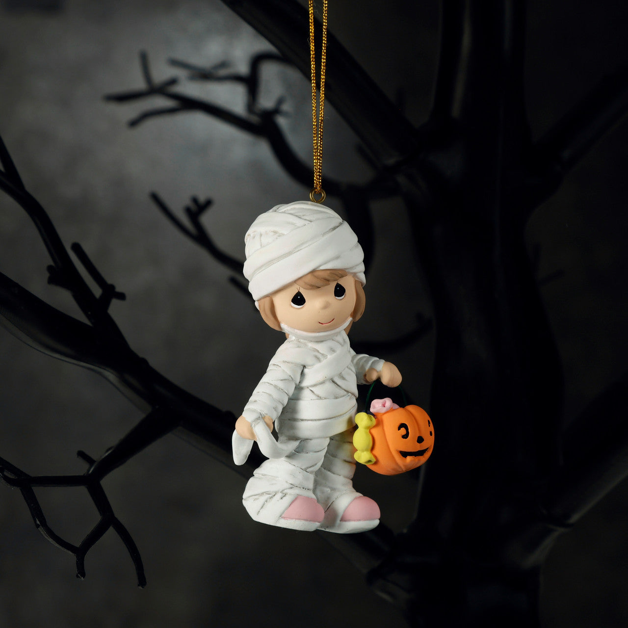 Wrapped Up In Halloween Ornament - Image