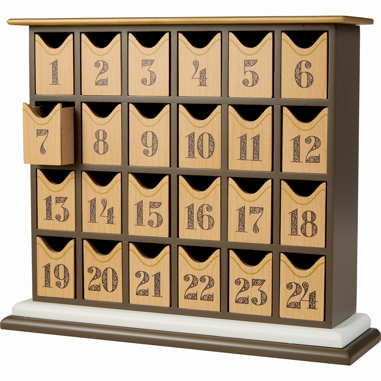 Precious Moments 251438 Countdown To Christmas Wood/Resin Advent