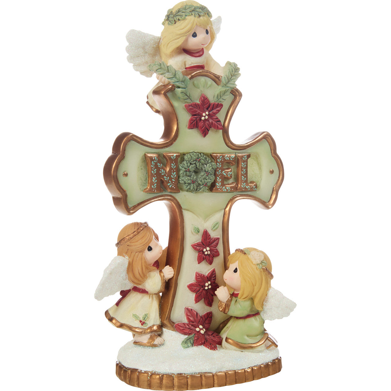 Precious Moments 251446 Joyeux Noel Resin Cross