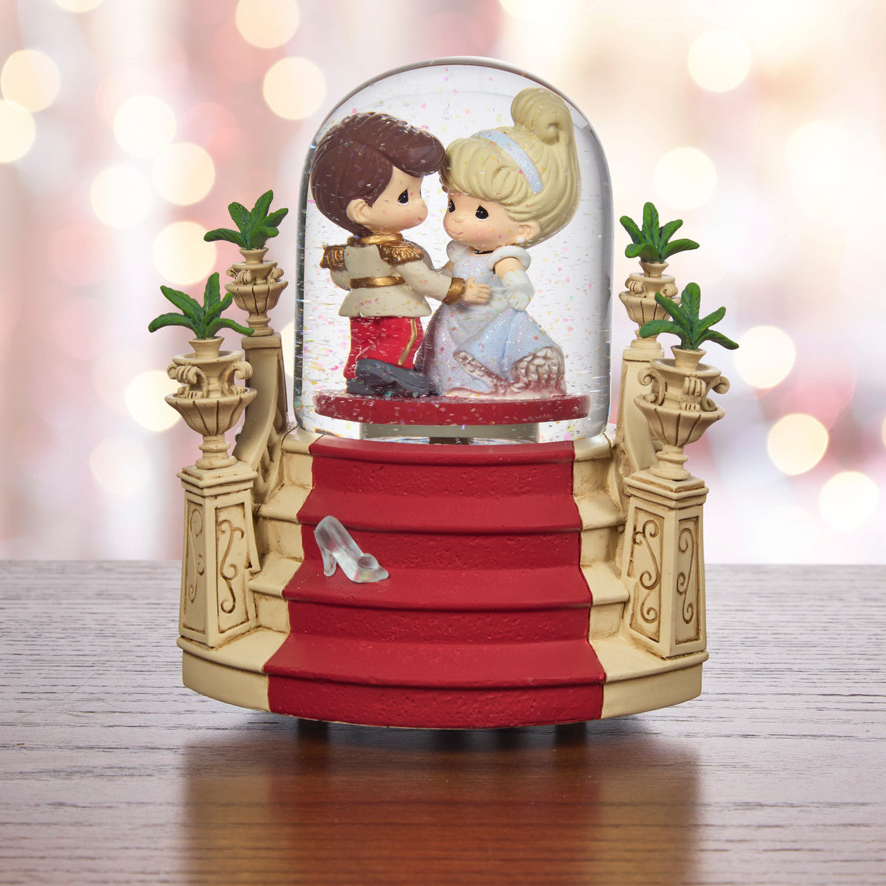 Dancing Into Forever Disney Cinderella Musical Snow Globe - Image