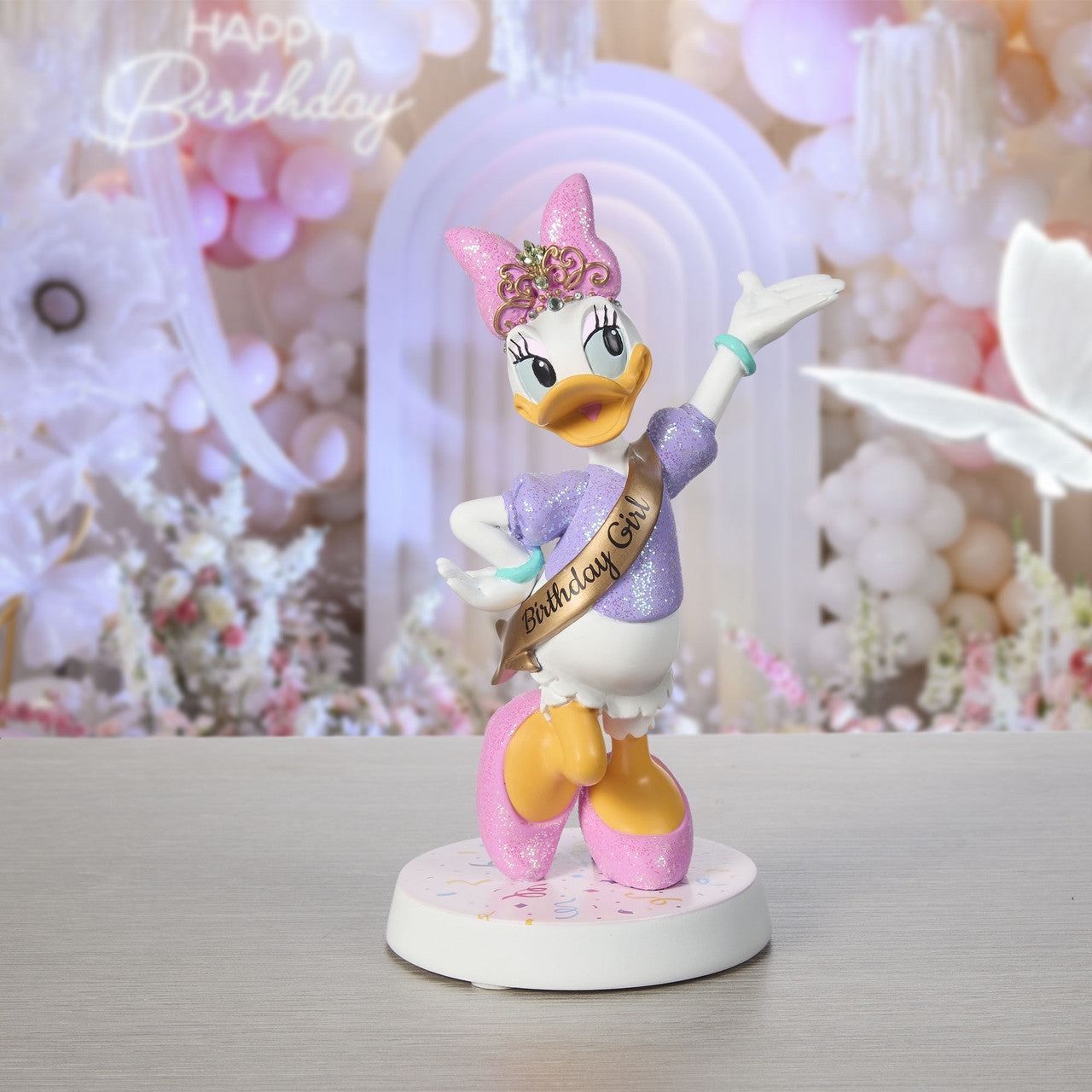 Precious Moments Disney フィギュア Precious Moments 251708 Celebrating In Style Disney Daisy Duck