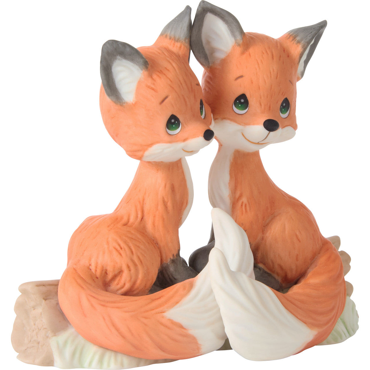 Precious Moments 252003 Fur-ever By Your Side Fox Couple Bisque