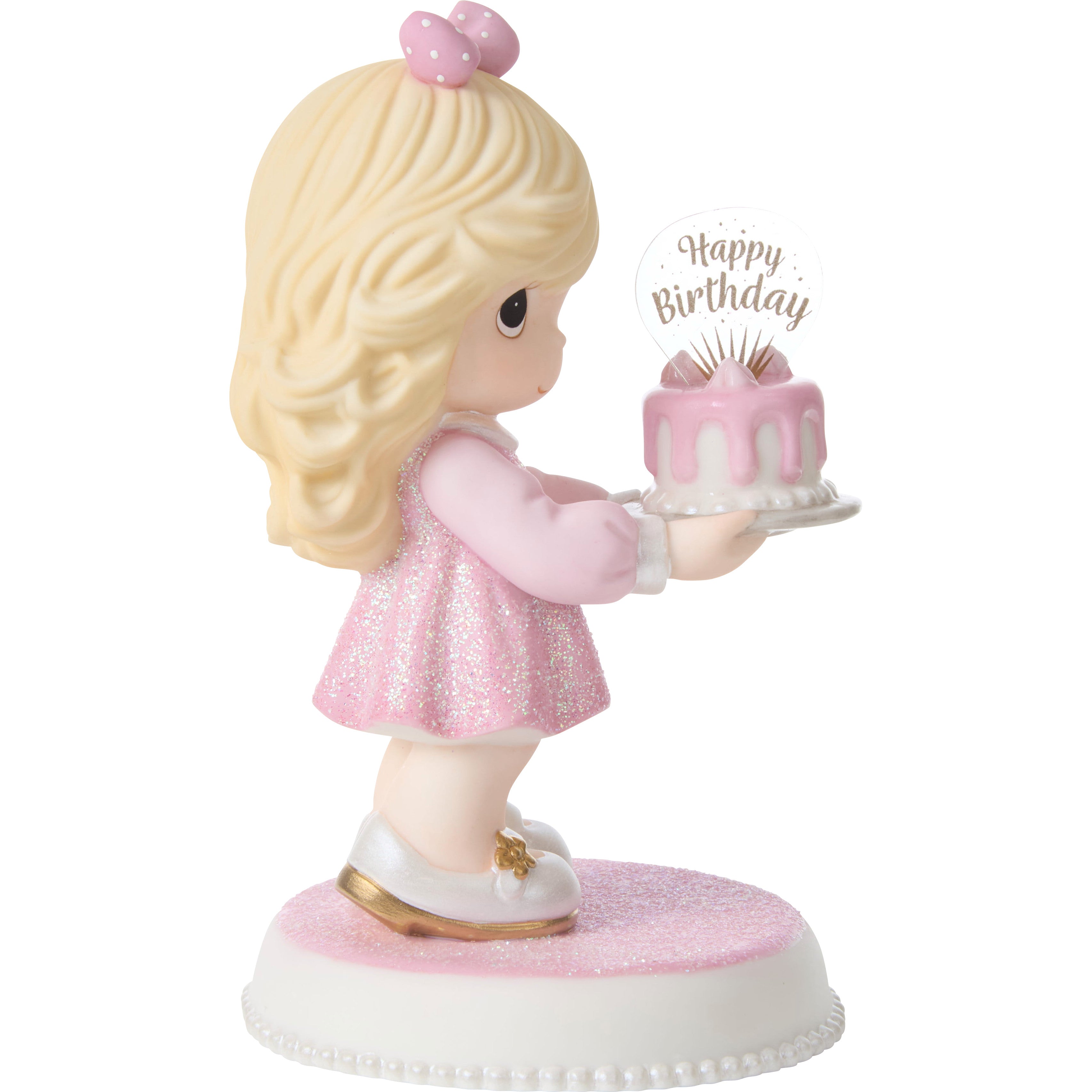 You’re As Sweet As Can Be Blonde Birthday Figurine - Alternate View 1