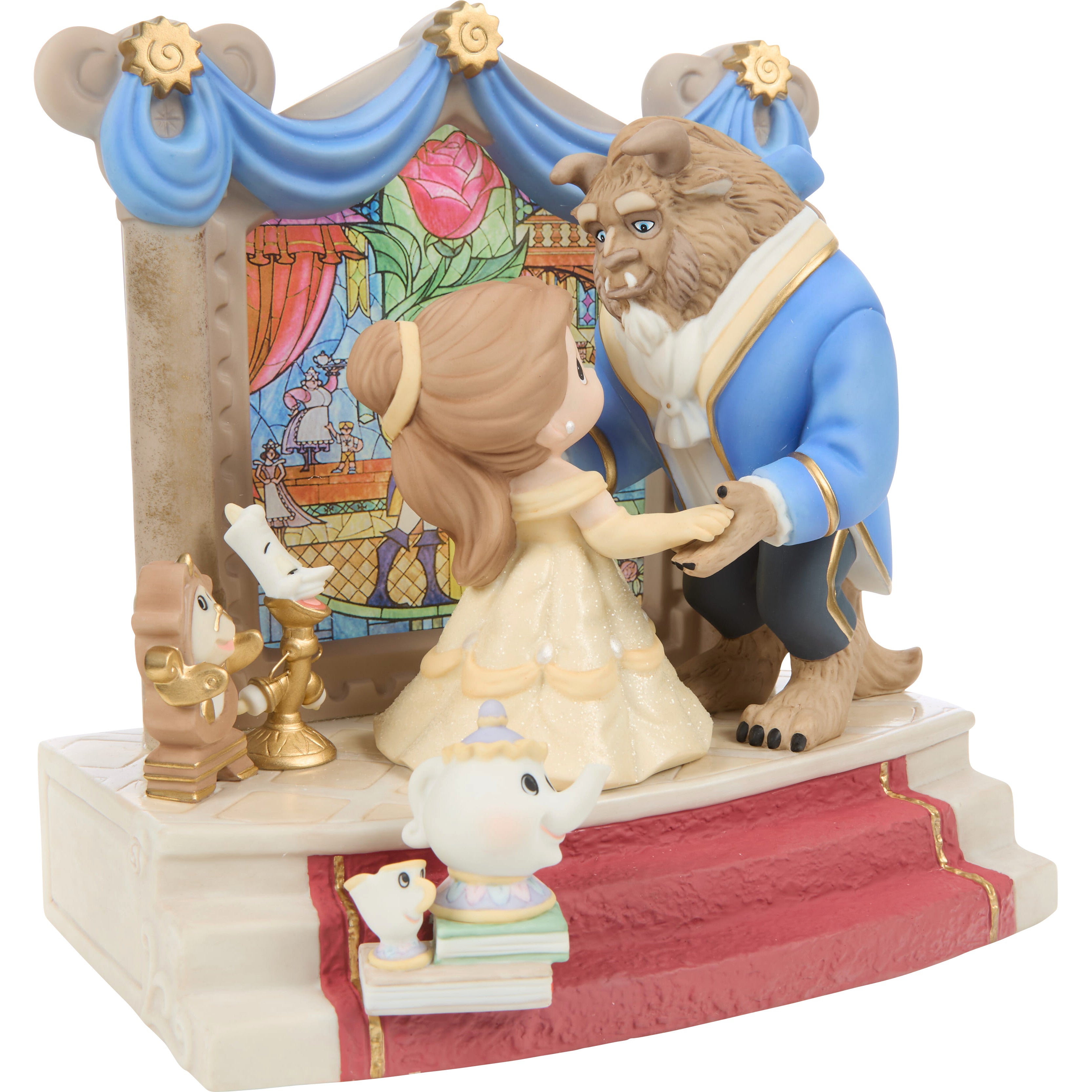 Life Is A Beautiful Dance With You Disney Beauty And The Beast Limited Edition Figurine - Alternate View 2