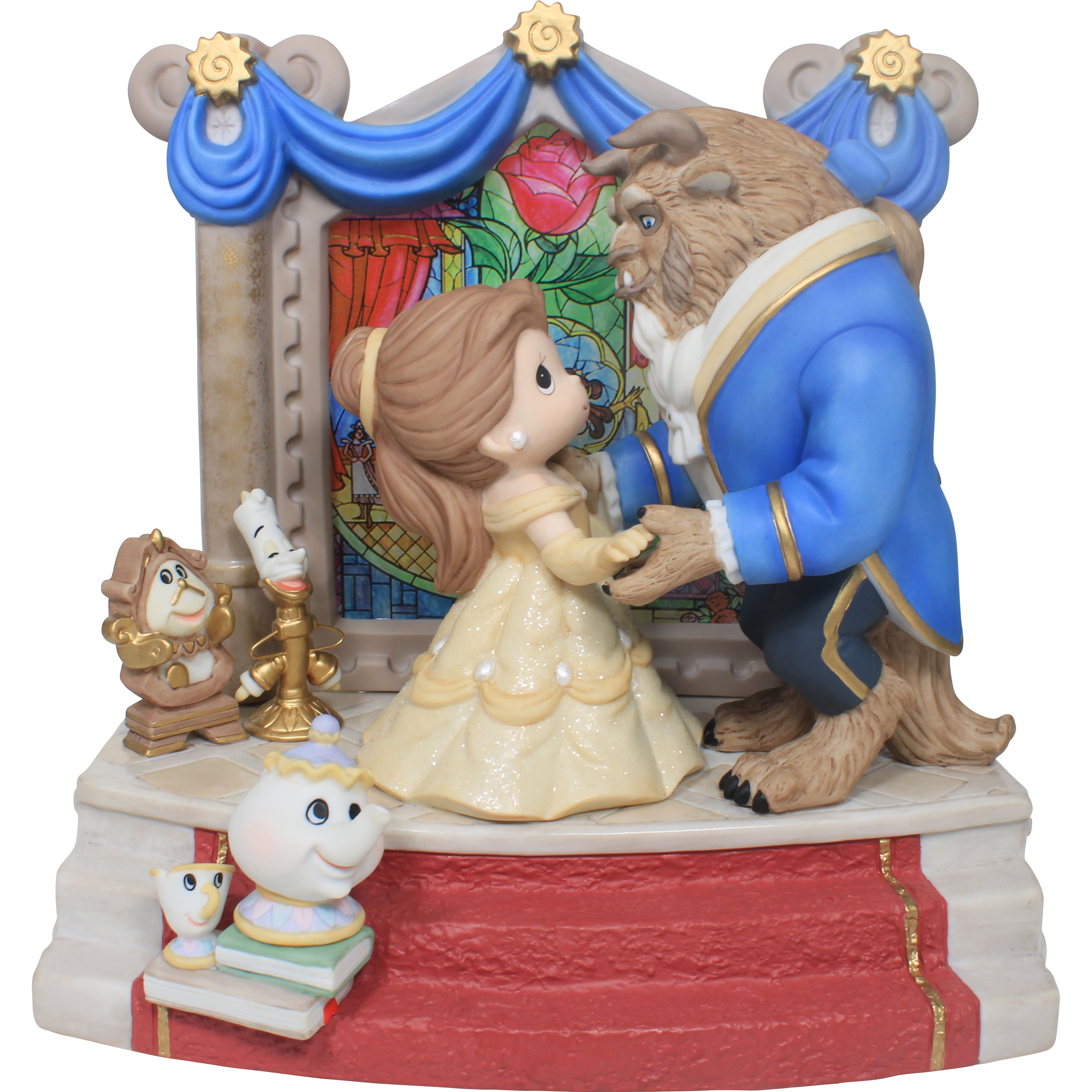 Precious Moments Disney フィギュア Life Is A Beautiful Dance With You Disney Beauty And The Beast Limited