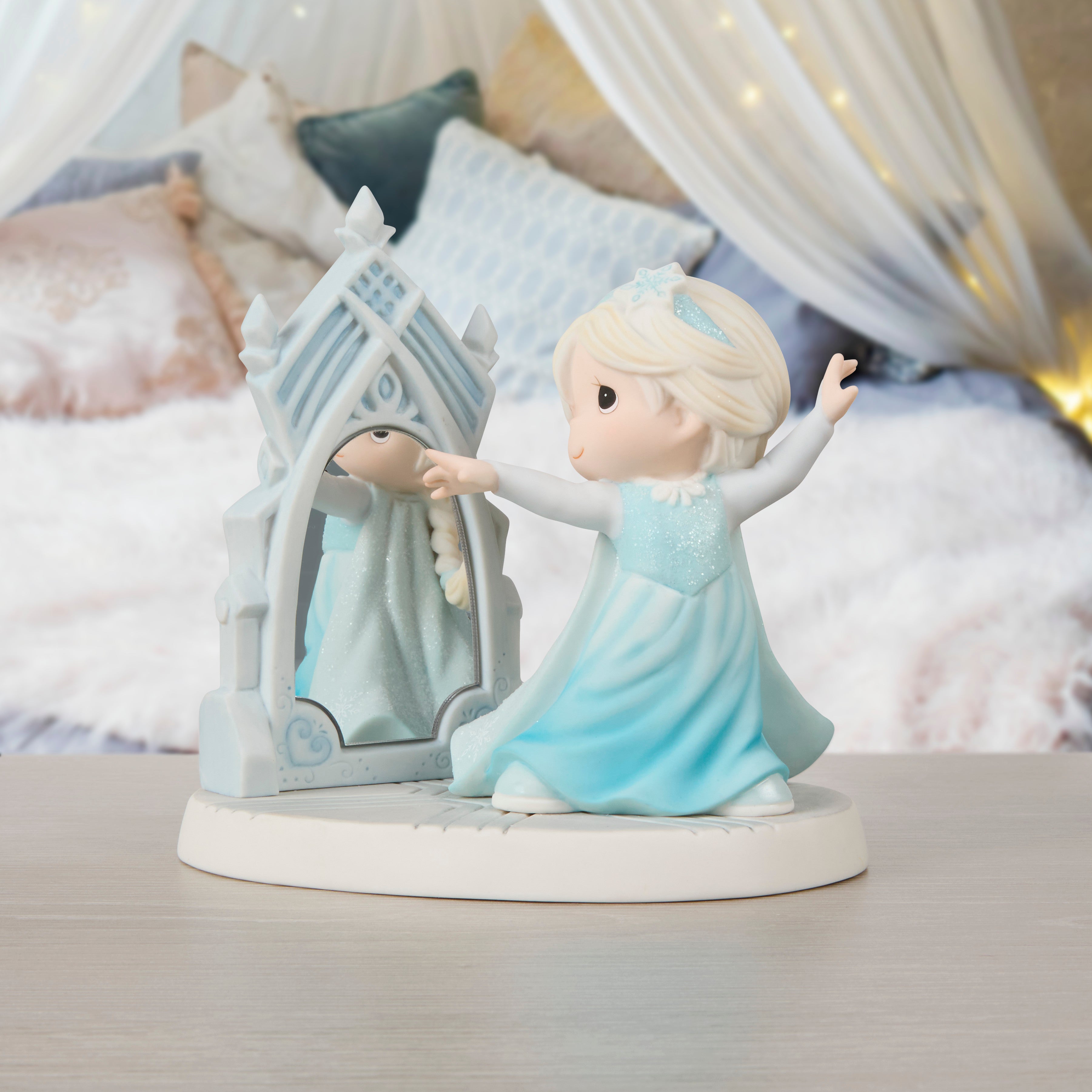 Let Your Love Shine Through Disney Elsa Figurine - Lifestyle Image
