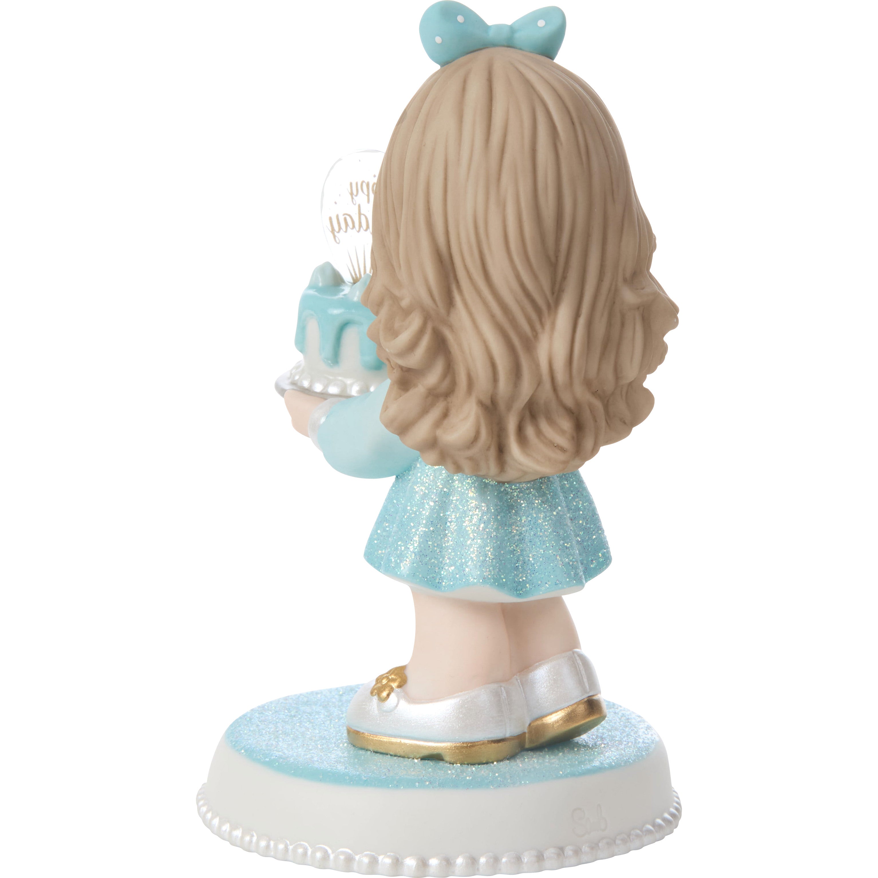 You’re As Sweet As Can Be Brunette Birthday Figurine - Alternate View 3