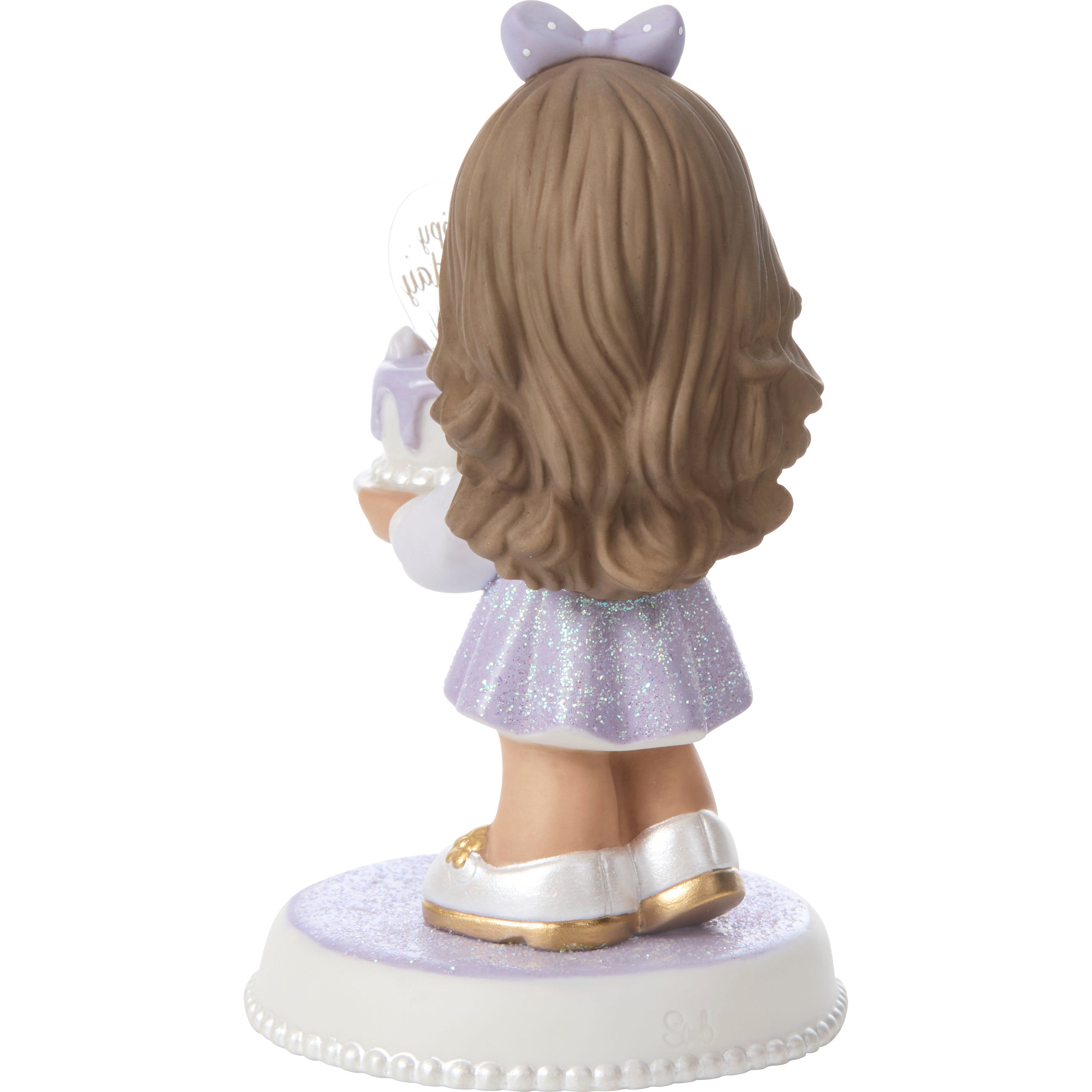 You’re As Sweet As Can Be Brunette/Medium Skin Tone Birthday Figurine - Alternate View 3