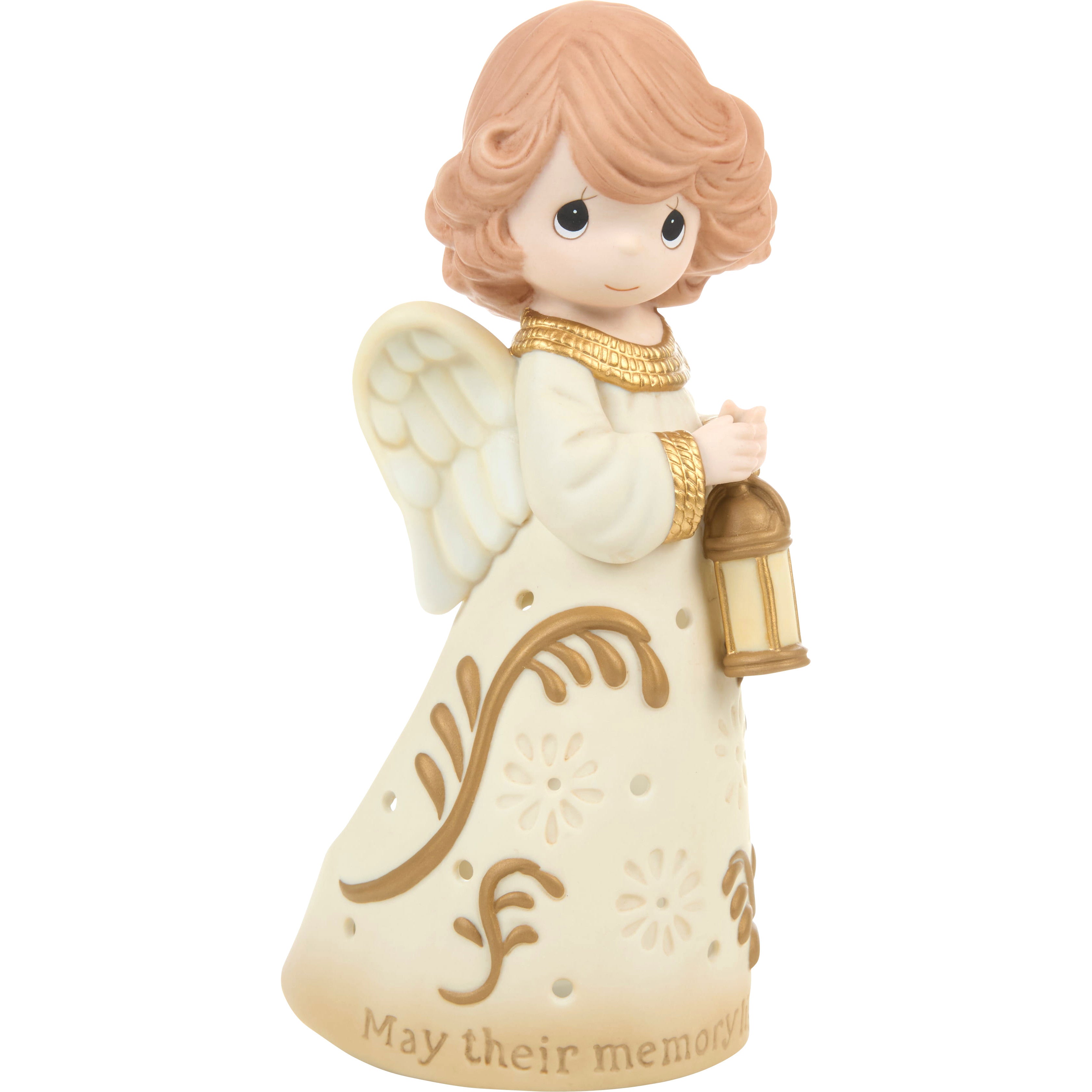 May Their Memory Light Your Path Memorial Angel Figurine - Alternate View 1