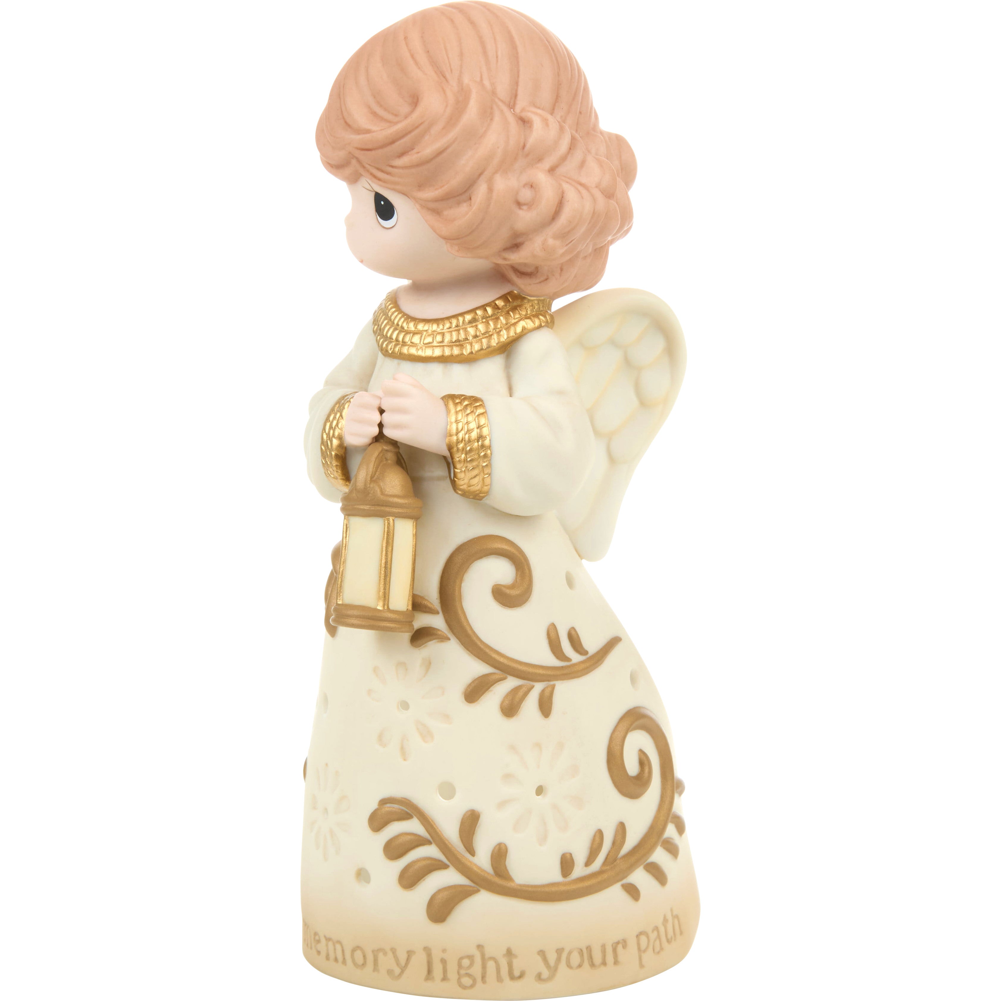 May Their Memory Light Your Path Memorial Angel Figurine - Alternate View 2