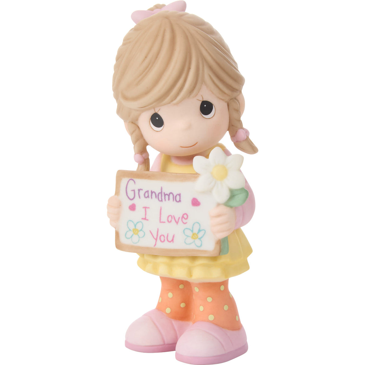 Precious Moments 252020 Grandma, I Love You Girl with Flower Bisque ...