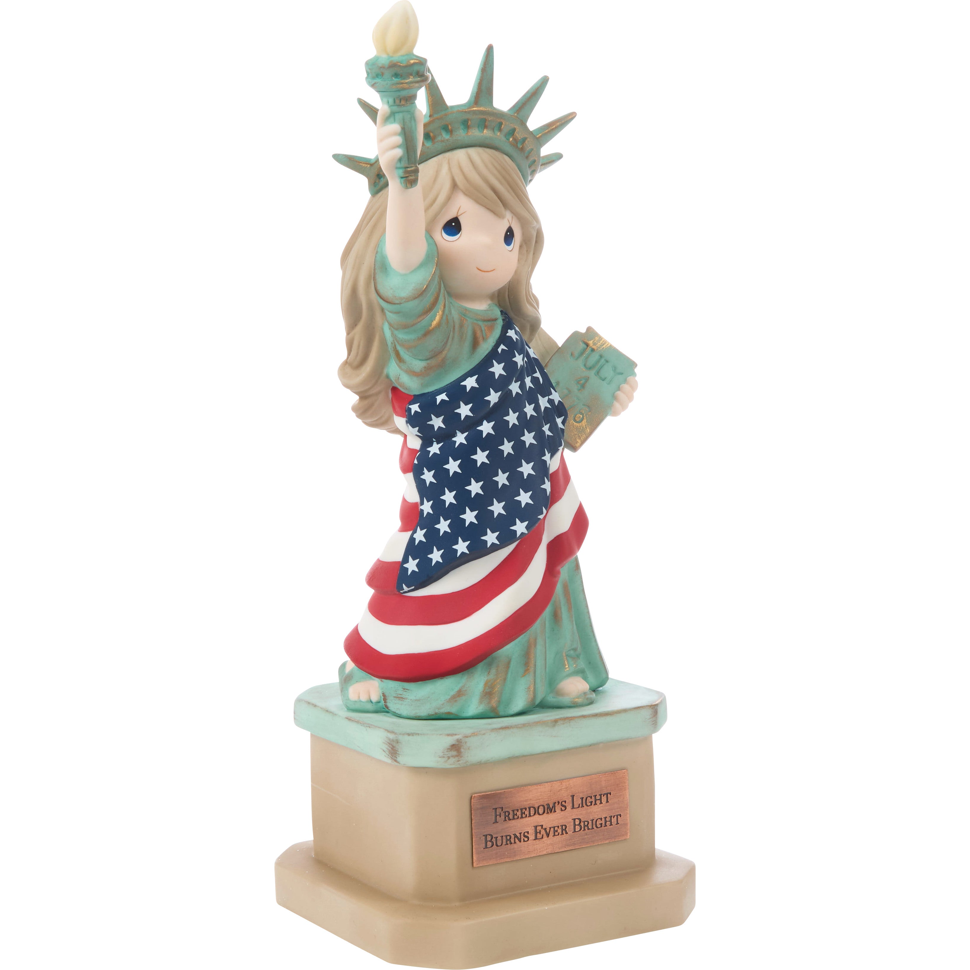 Freedom's Light Burns Ever Bright Statue Of Liberty Figurine - Alternate View 2