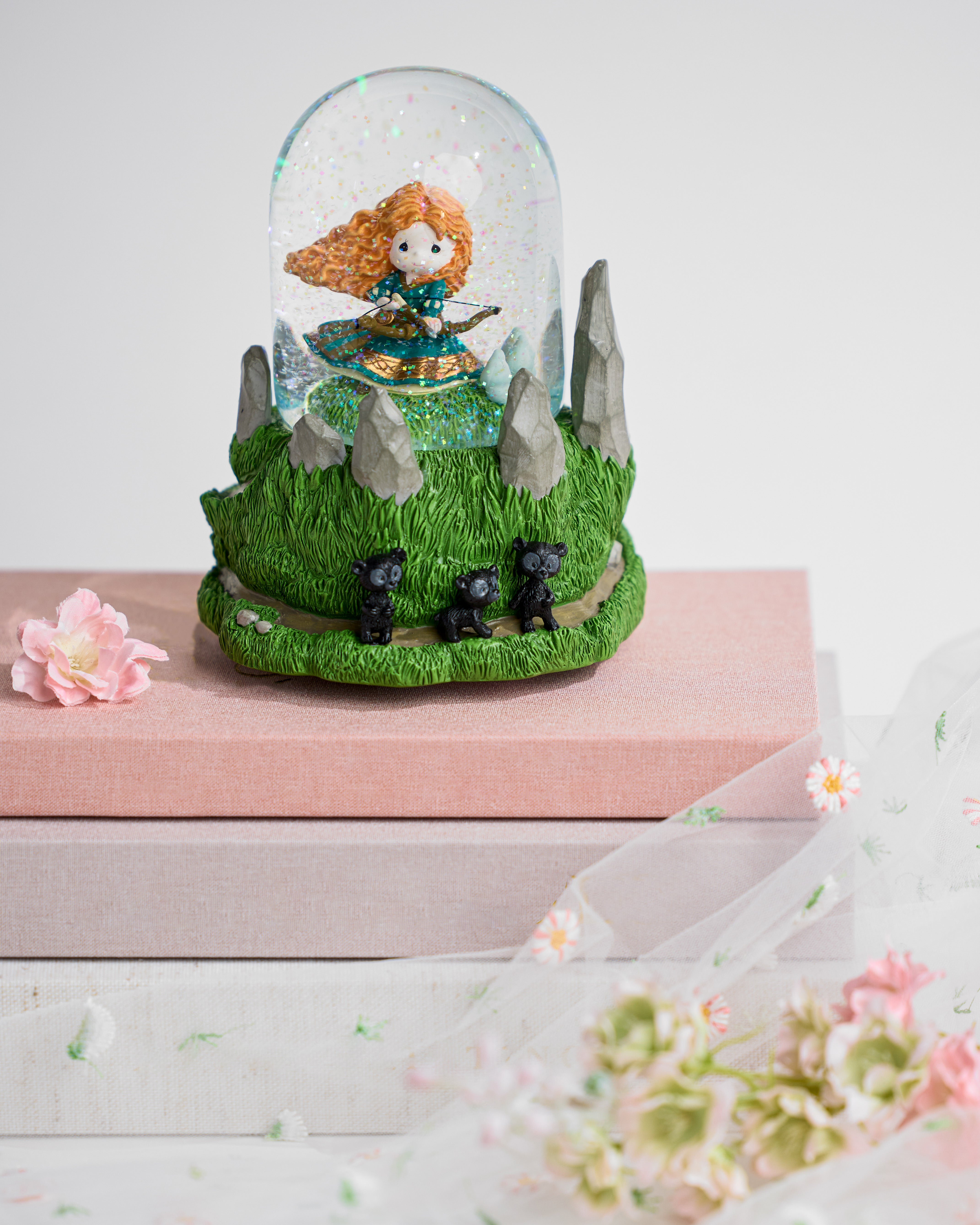 Be Brave, Be Bold, Be You Disney And Pixar Merida Musical Snow Globe - Image