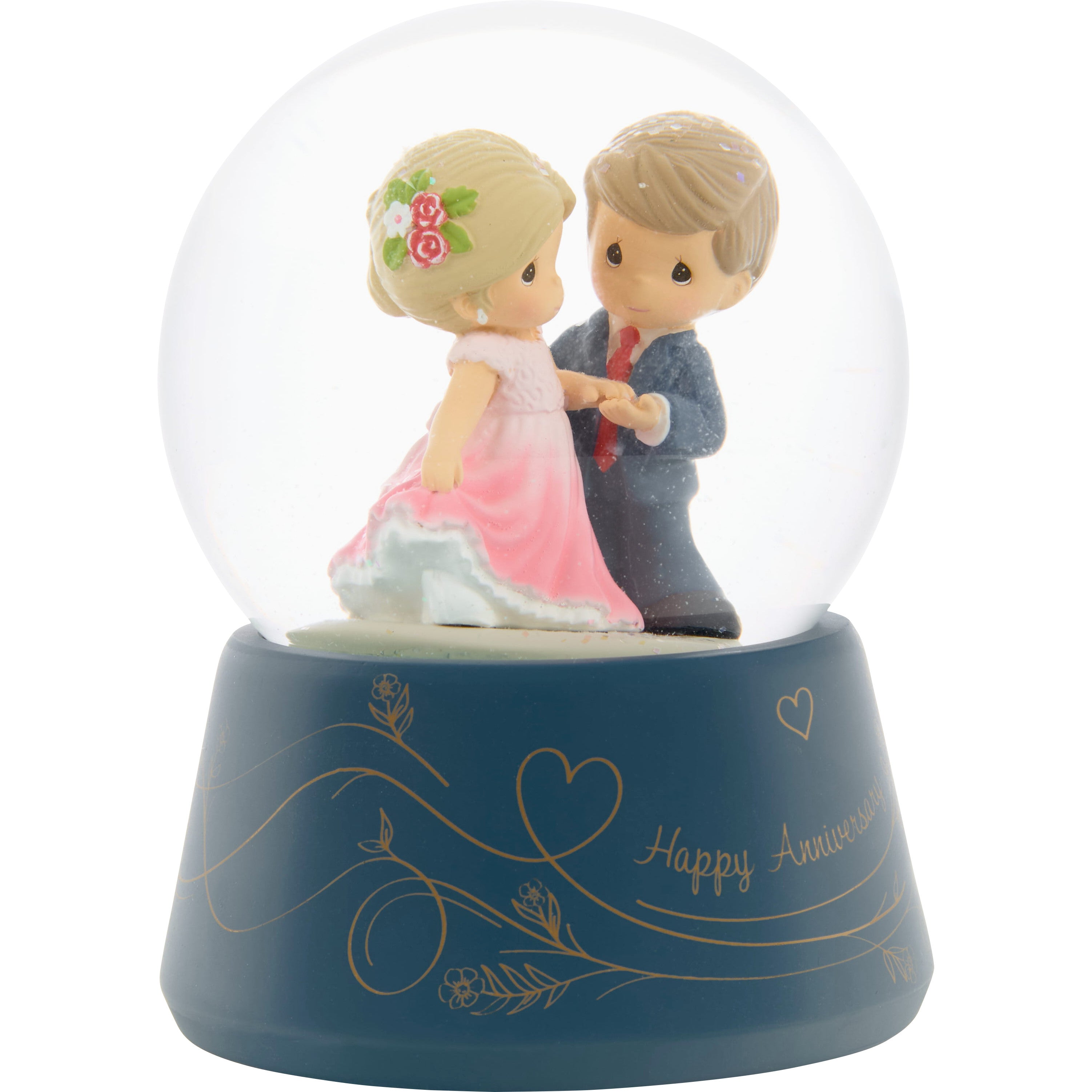 You Make Life Beautiful Anniversary Snow Globe - Alternate View 2