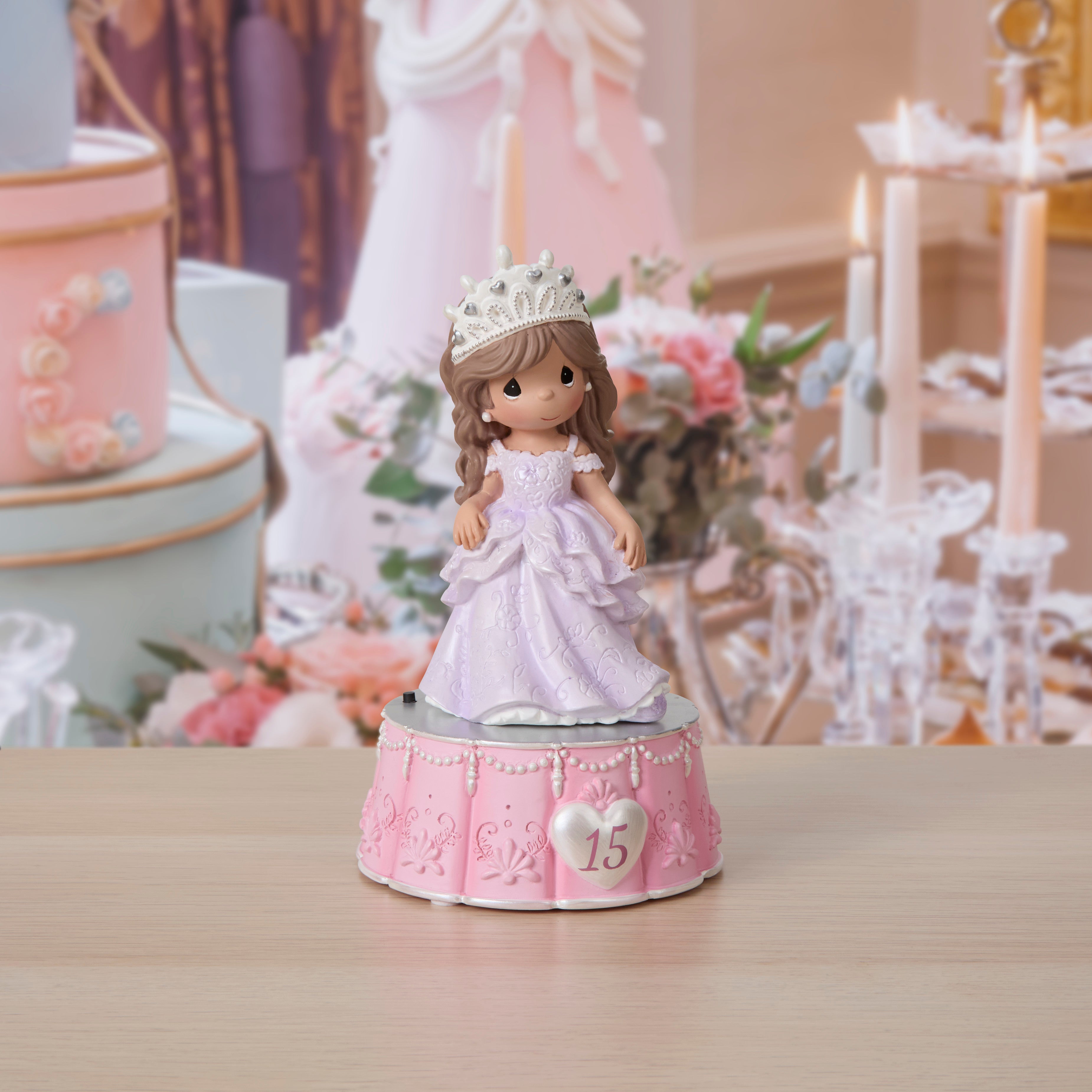 Precious Moments 252104 La Quinceañera Recordable Resin Musical
