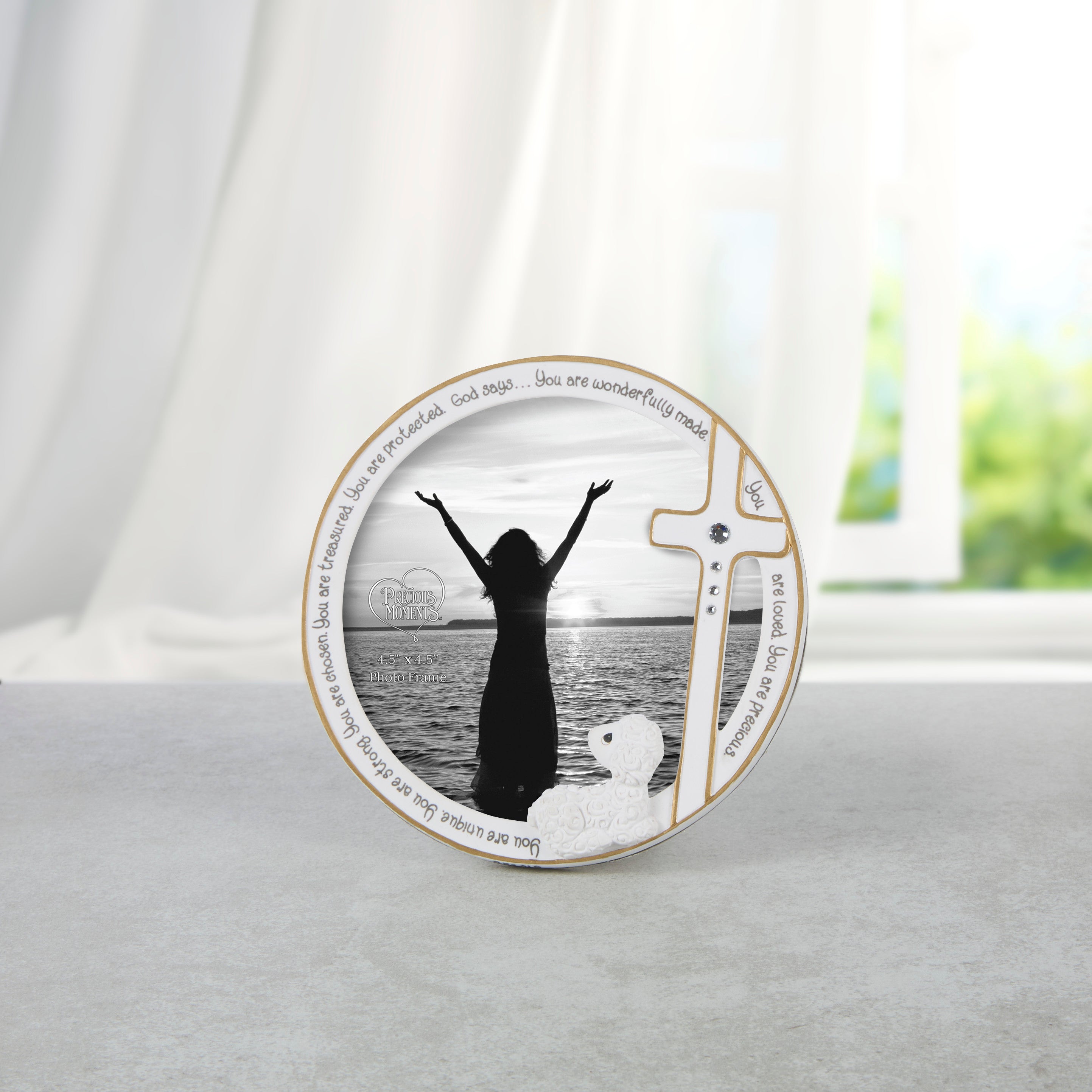 God Says You Are... Baptism Photo Frame - Lifestyle Image