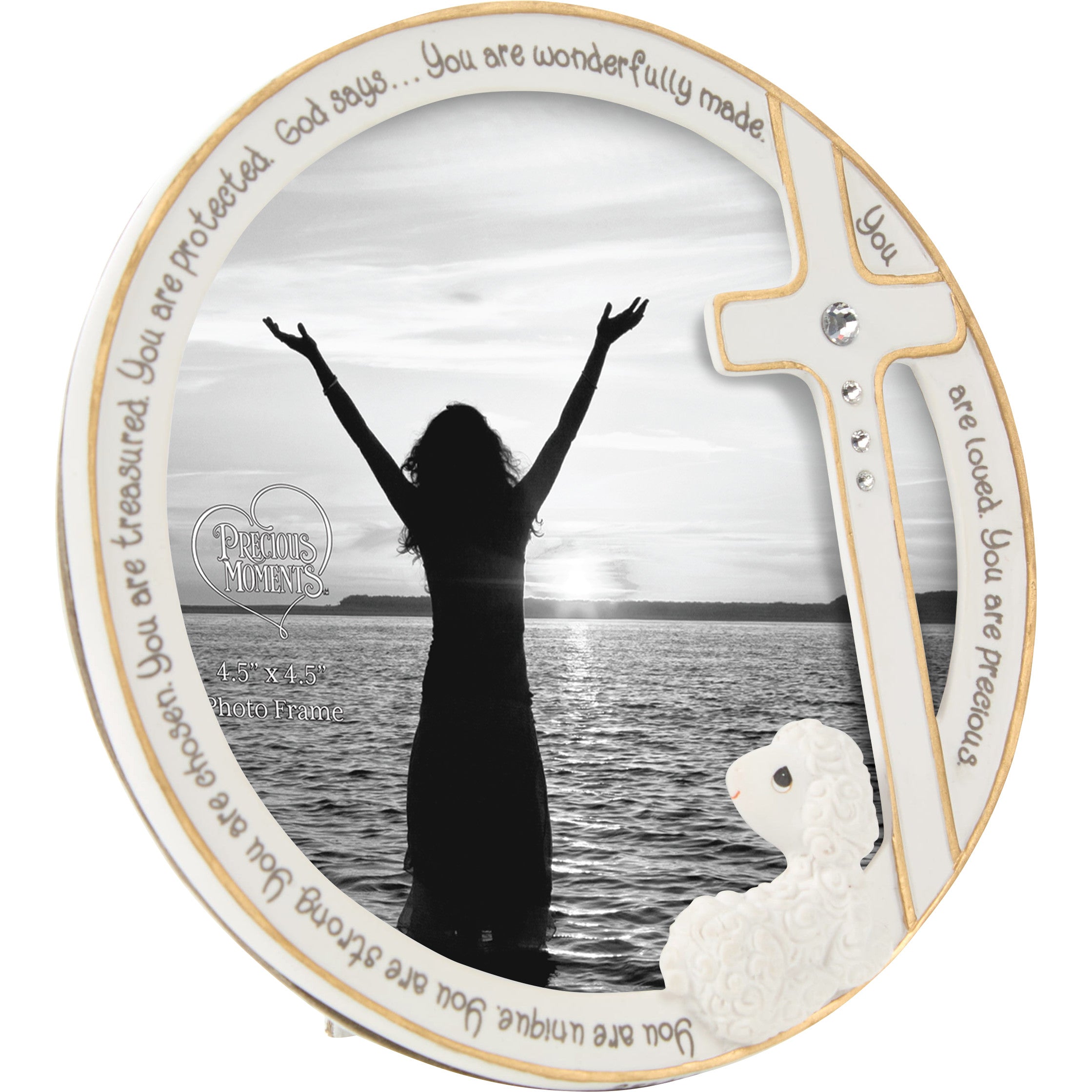 God Says You Are... Baptism Photo Frame - Alternate View 2