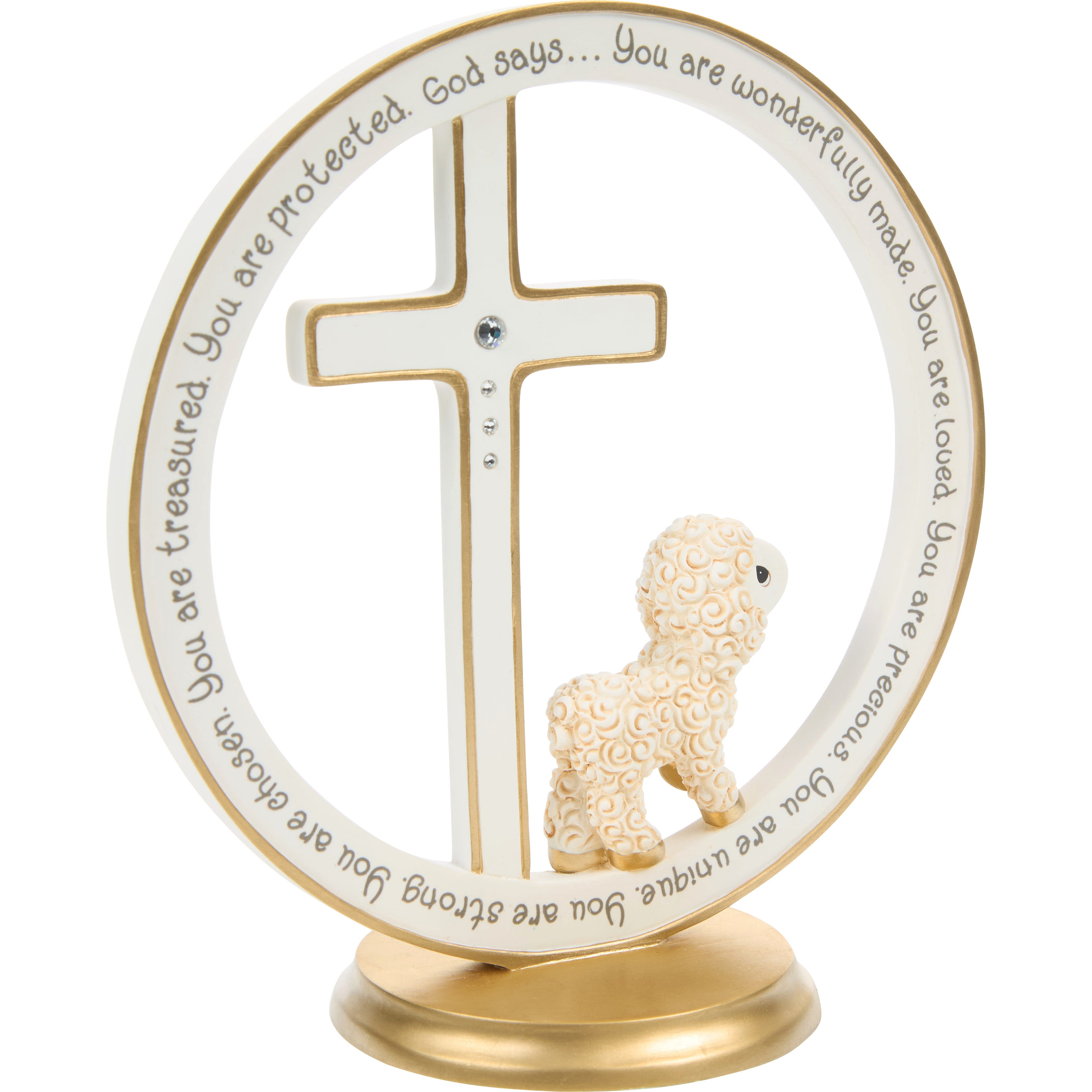 God Says You Are... Baptism Cross - Alternate View 2