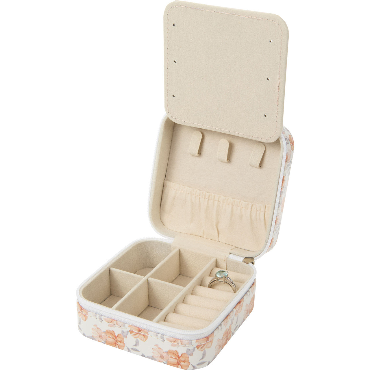 新品⭐︎herlipto ジュエリーボックス Tweed Jewelry Box A Little Grey Hare Is Beautiful Travel Jewelry Box