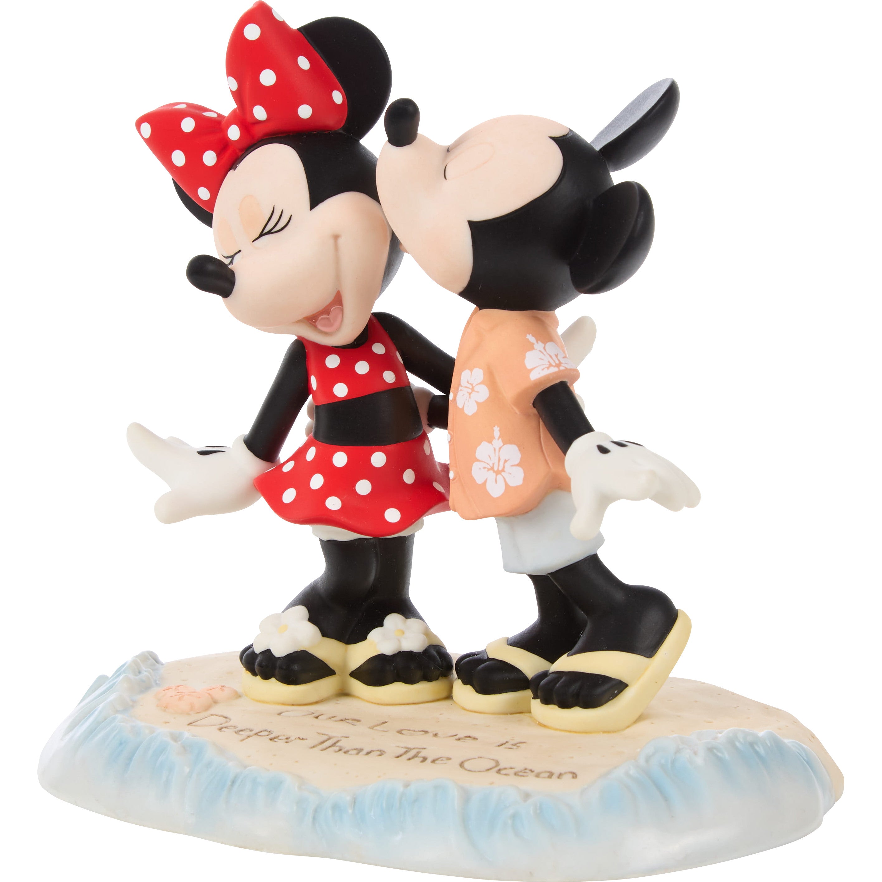 Our Love Is Deeper Than The Ocean Disney Mickey Mouse And Minnie Mouse Figurine
