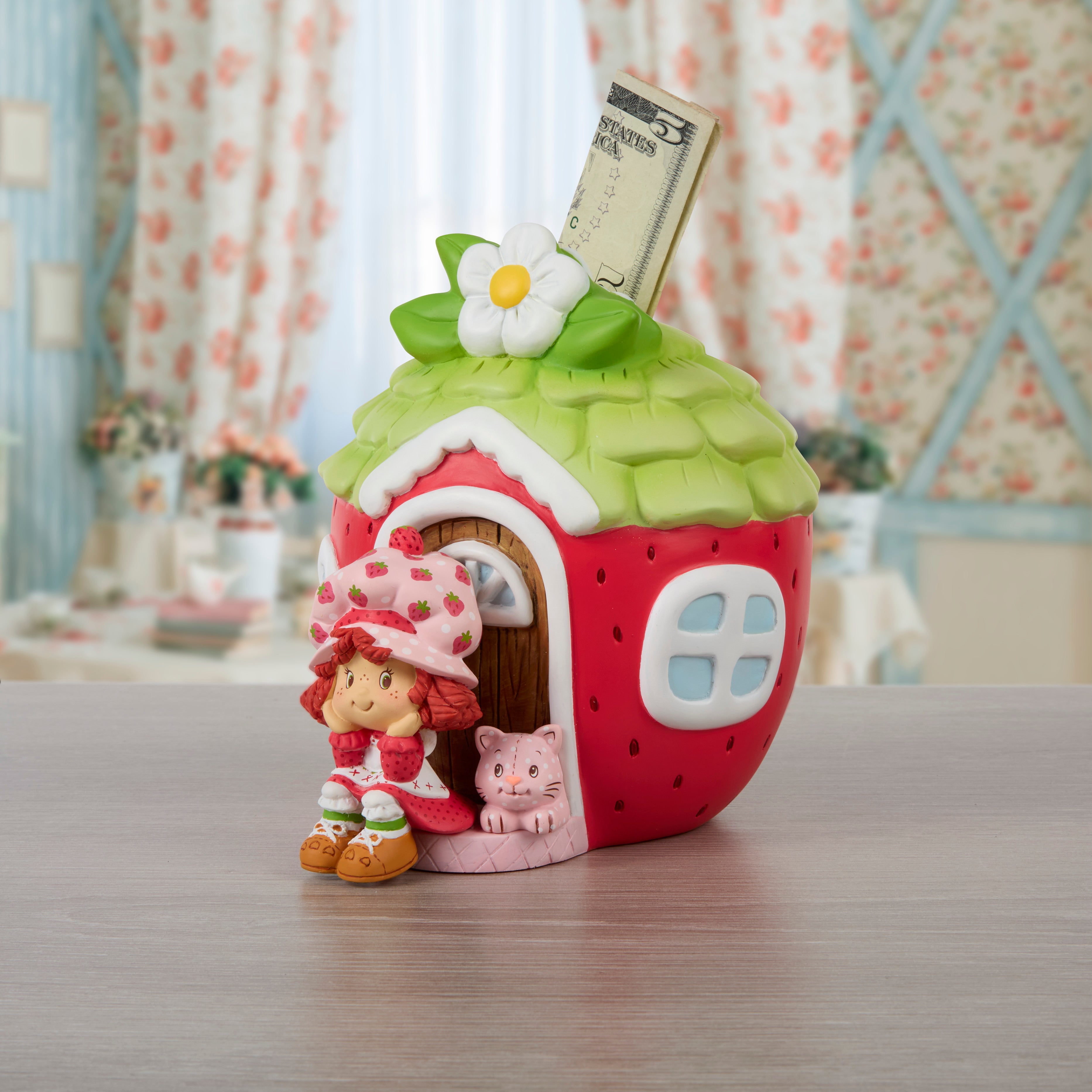 Precious Moments 257403 Strawberry Shortcake Sweet Savings Resin Bank