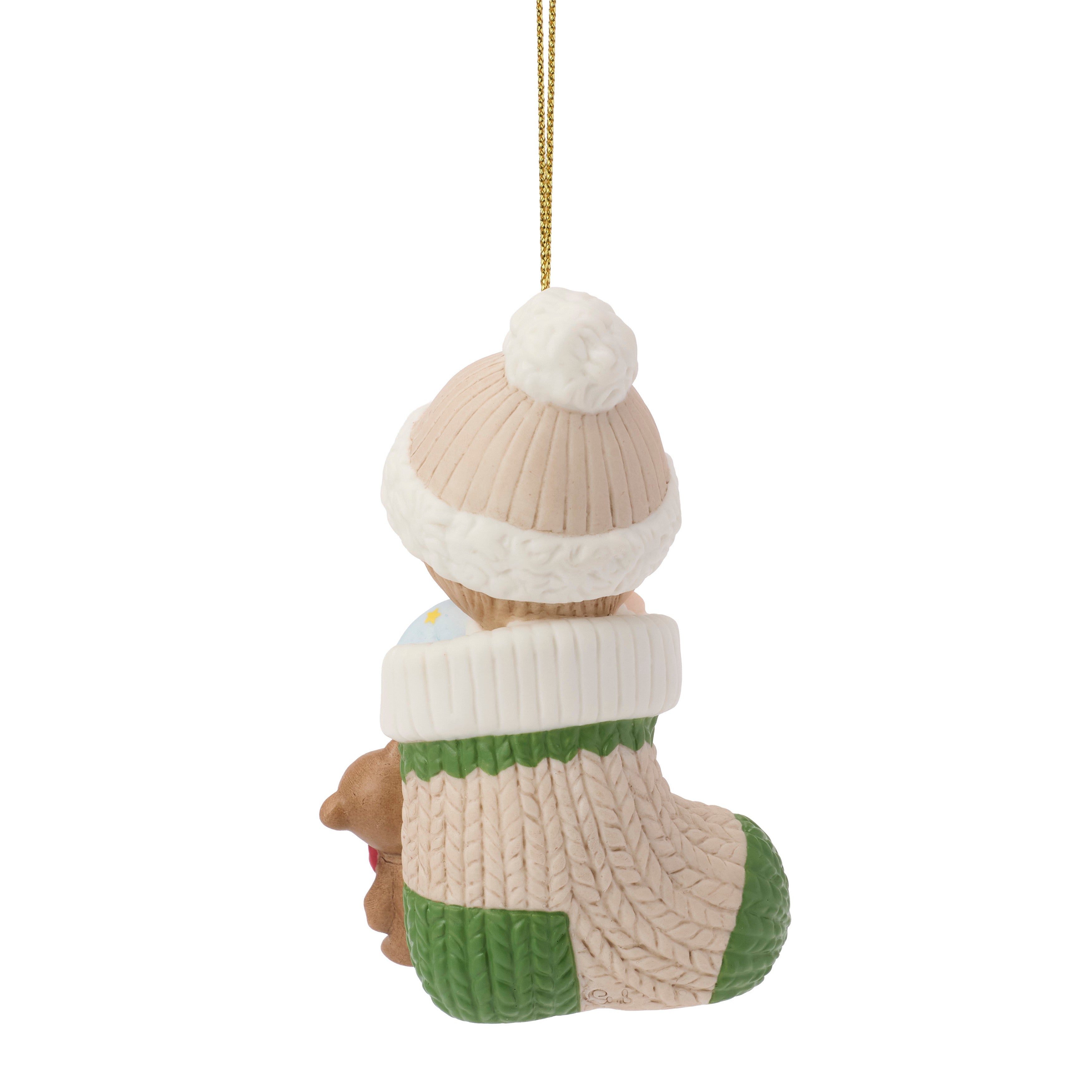 Baby's First Christmas 2026 Dated Baby Boy Ornament