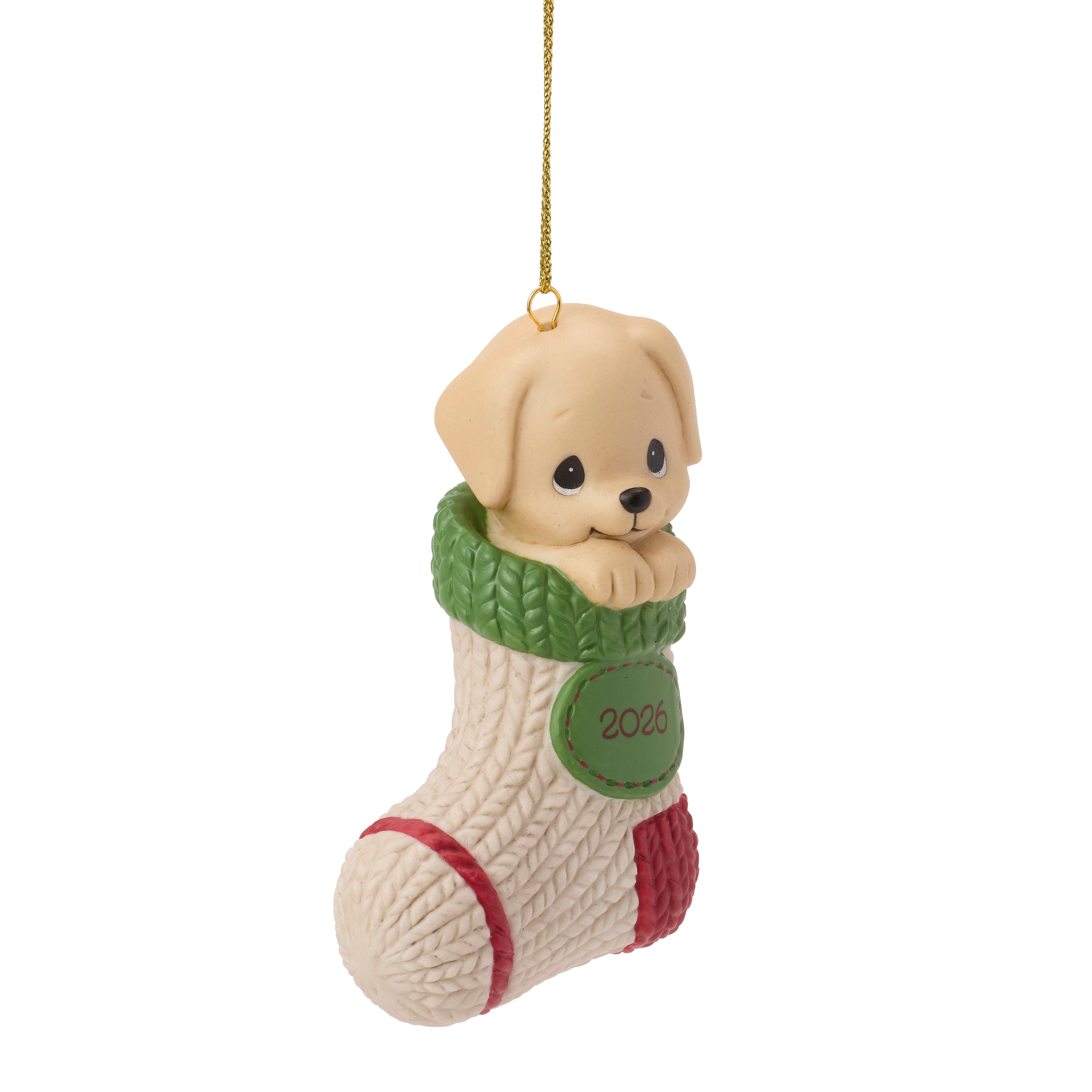 Paw-fectly Cozy Christmas 2026 Dated Dog Ornament