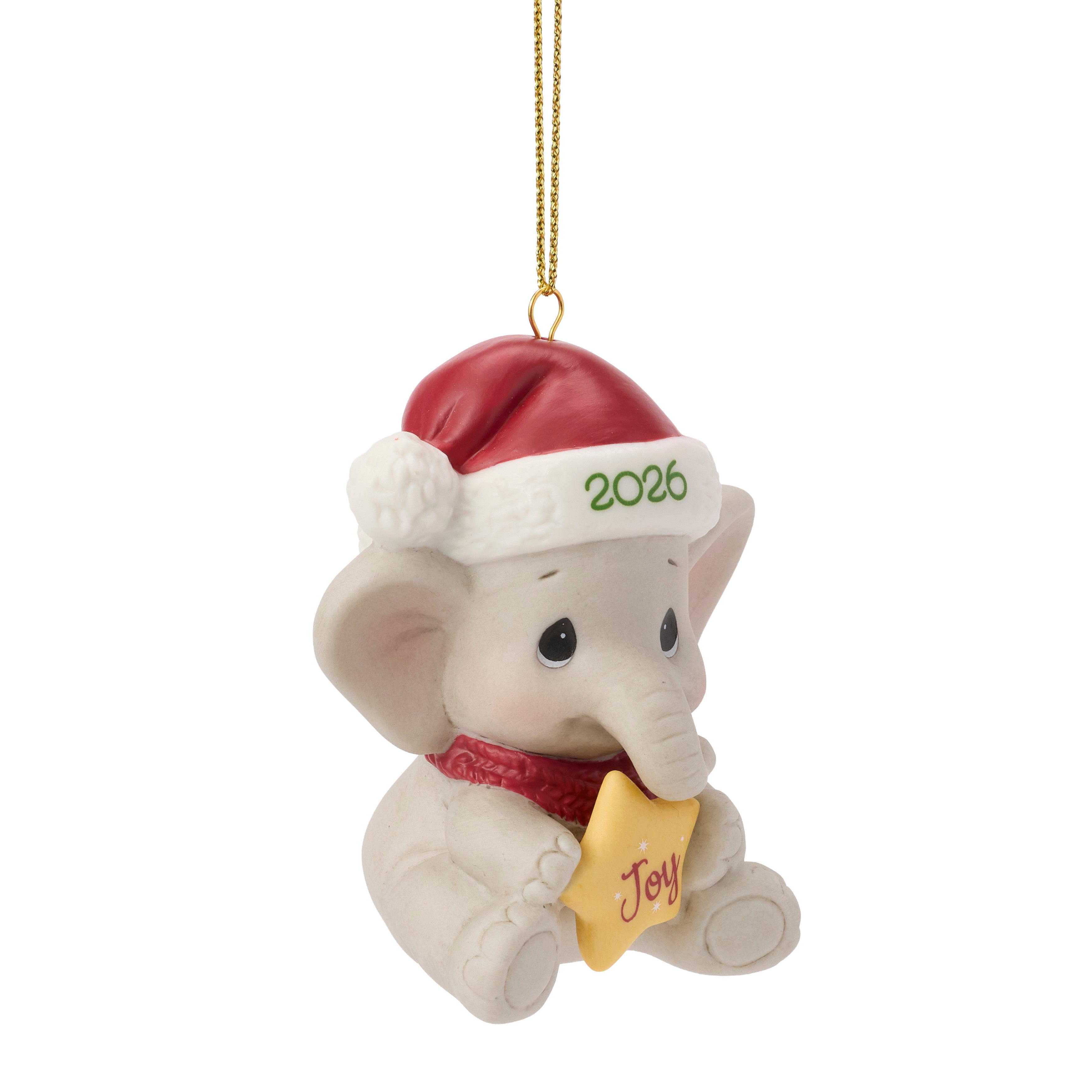 Wishing You Tons Of Joy 2026 Dated Elephant Ornament